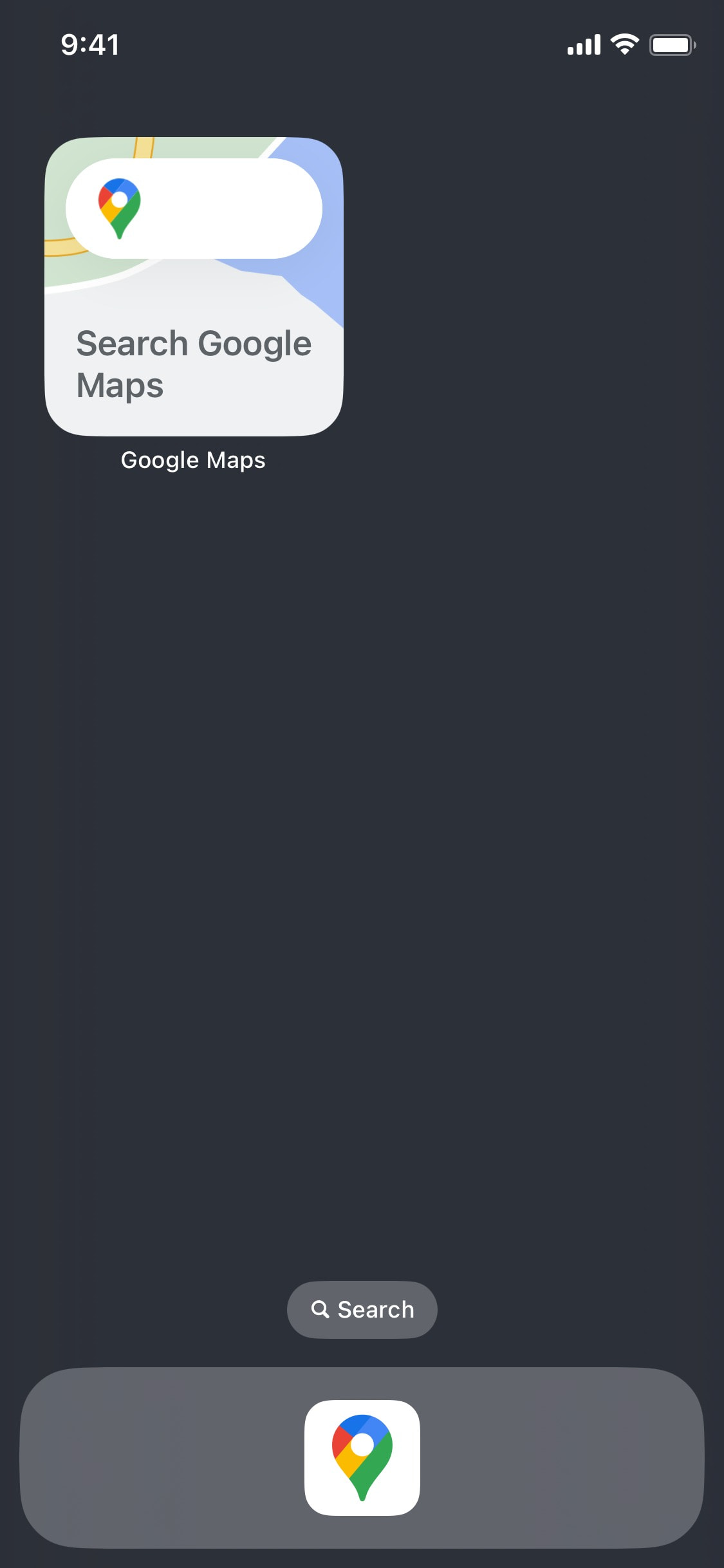 Google Maps iOS screen 382