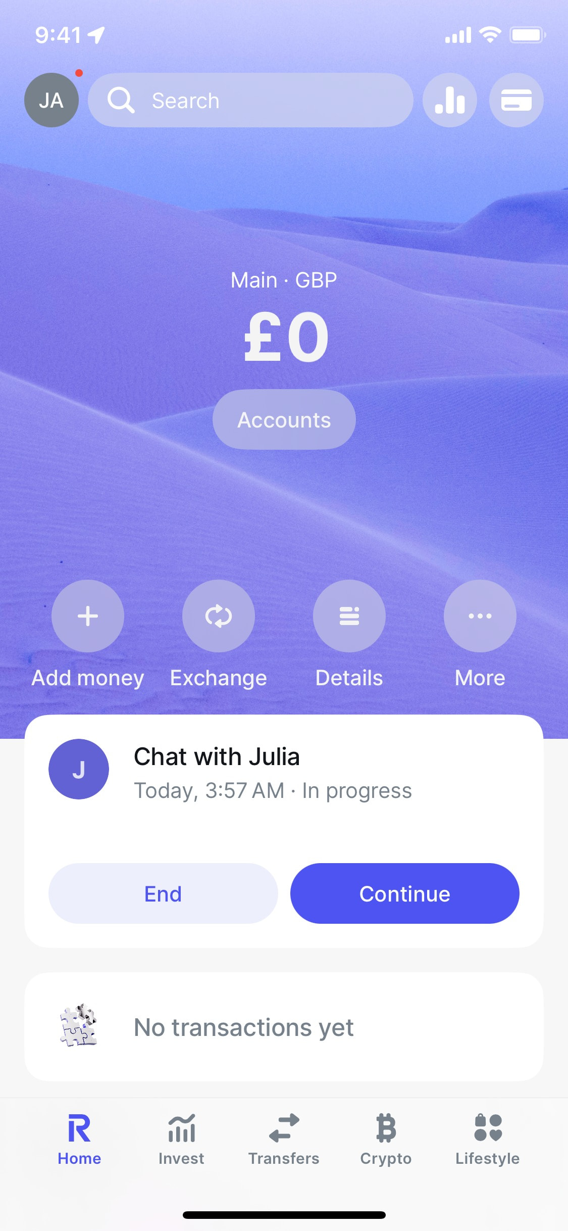Revolut iOS screen 14