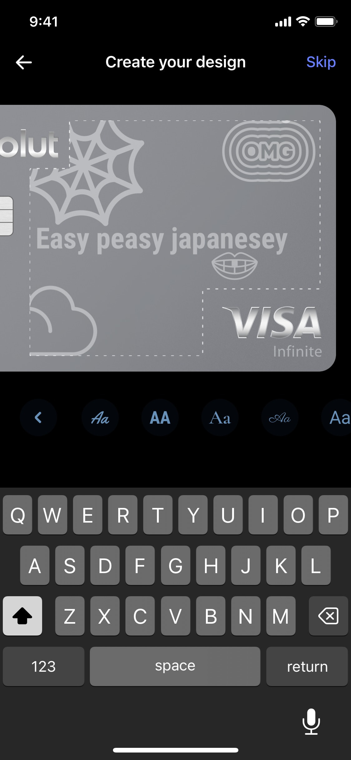 Revolut iOS screen 433