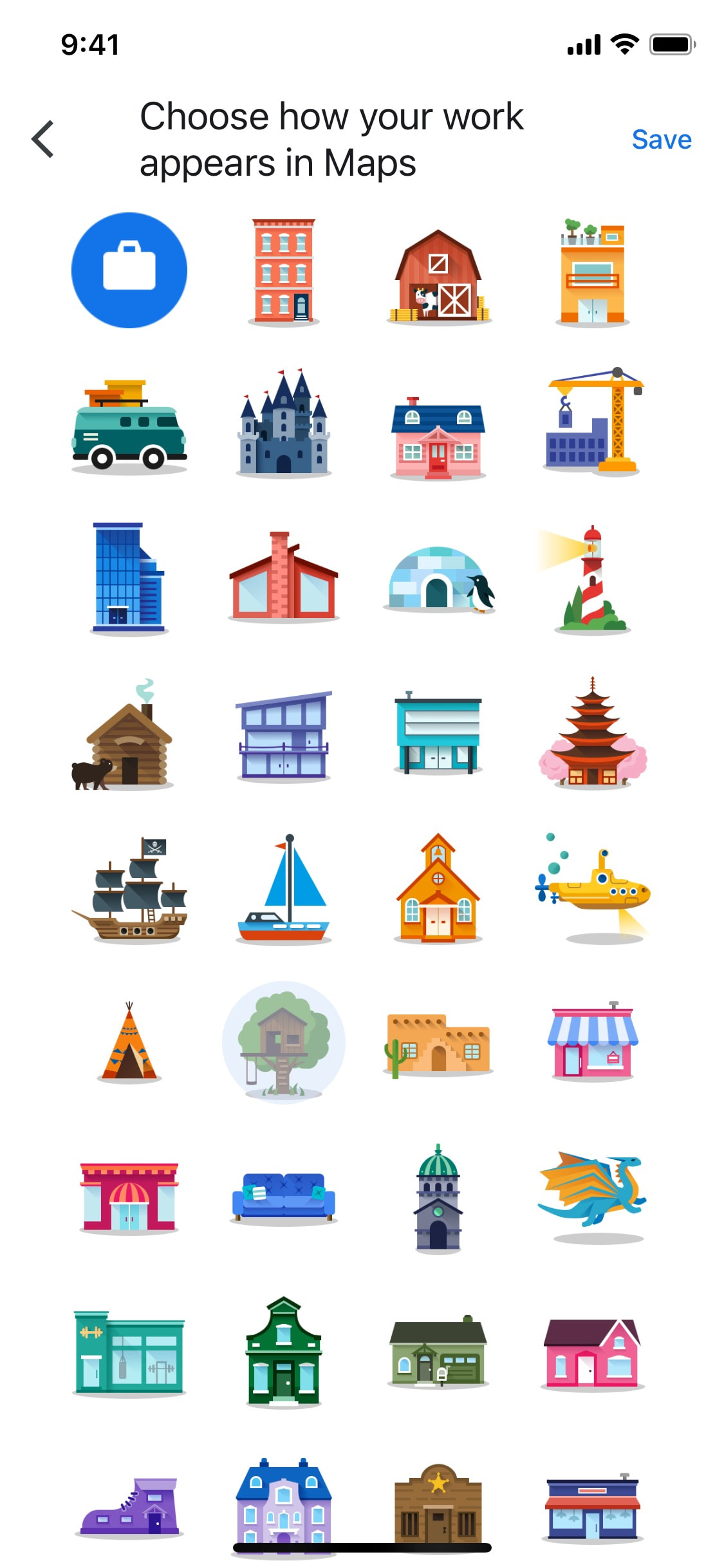 Google Maps iOS screen 196
