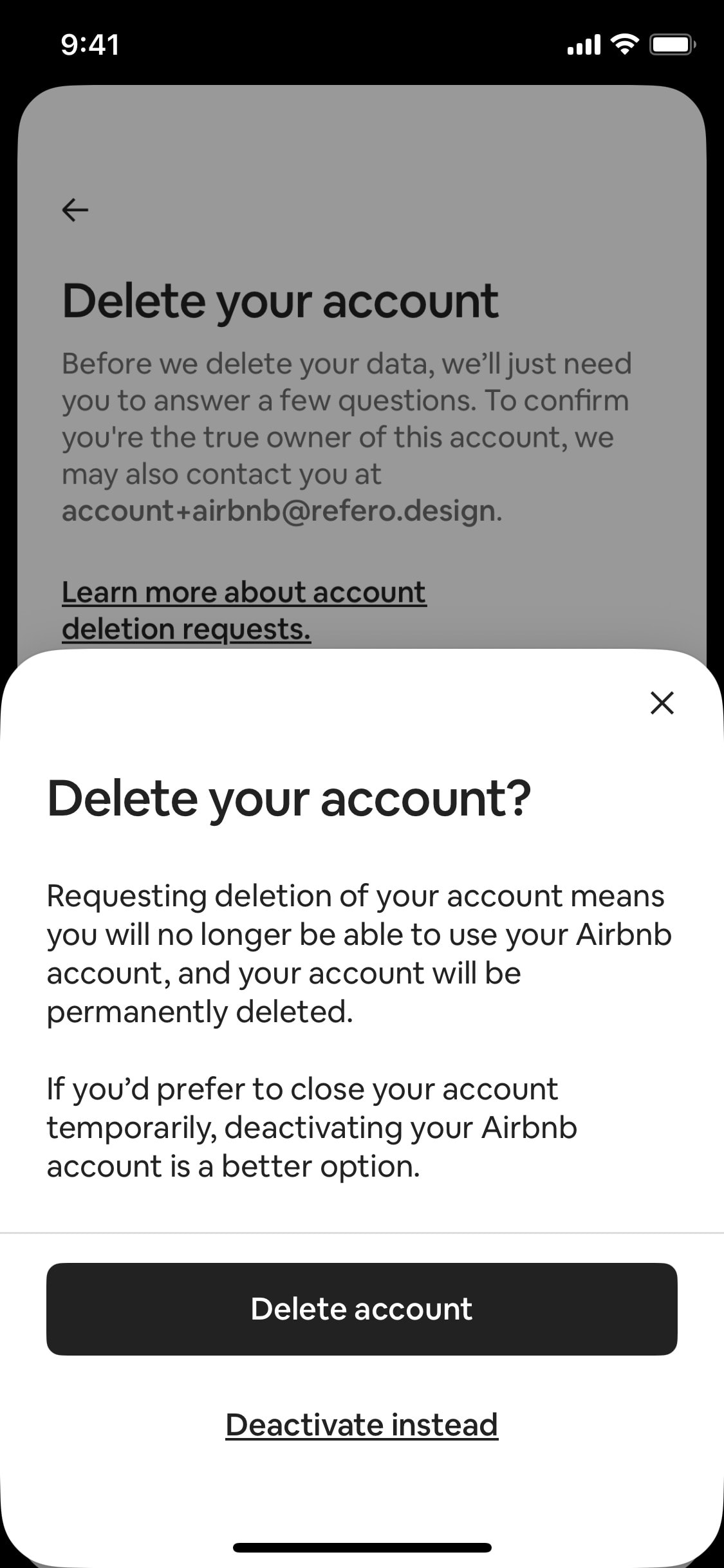 Airbnb iOS screen 235