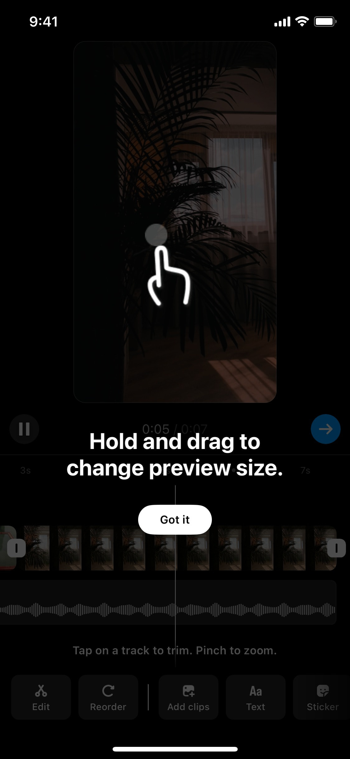 Instagram iOS screen 957