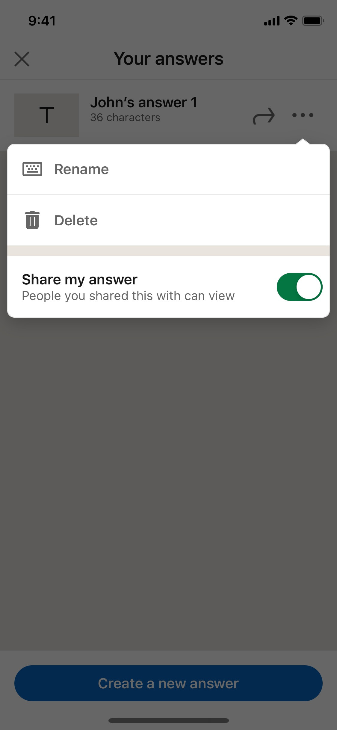 LinkedIn iOS screen 498