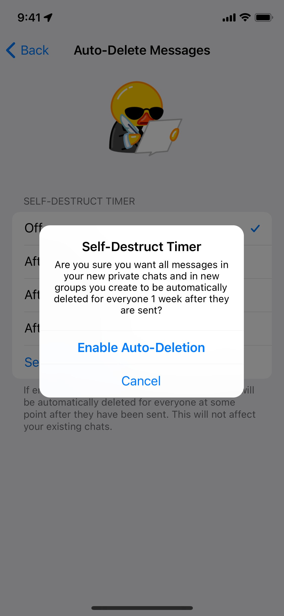 Telegram iOS screen 817
