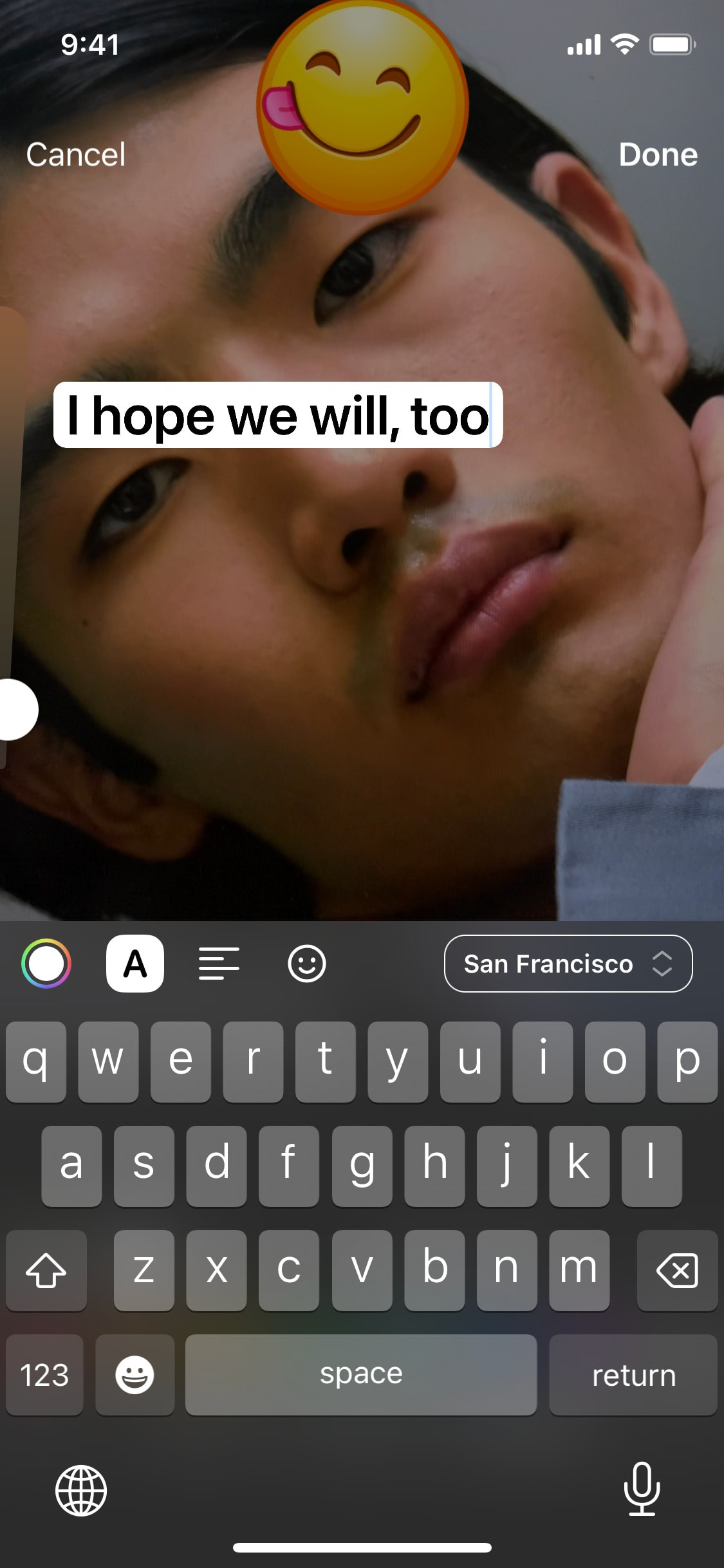 Telegram iOS screen 824