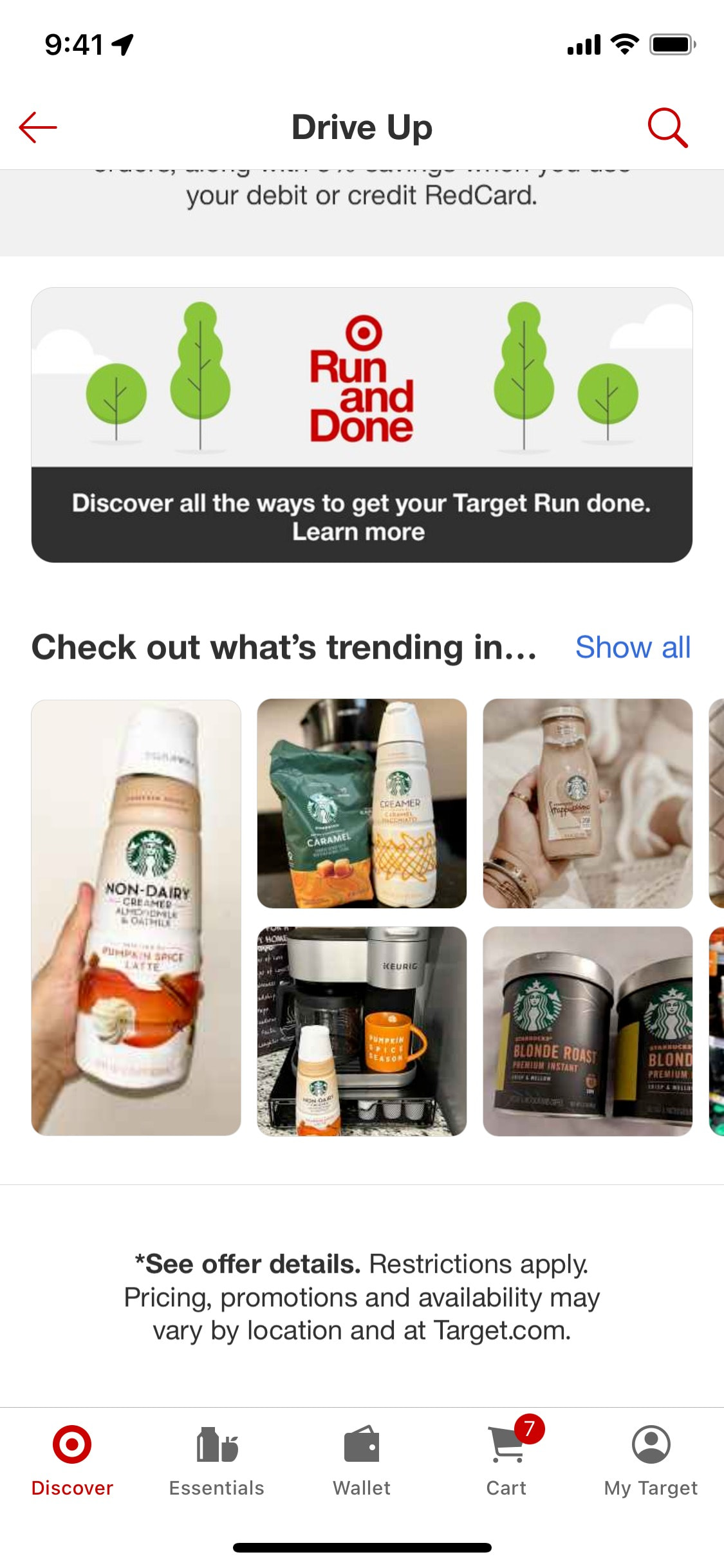 Target iOS screen 766