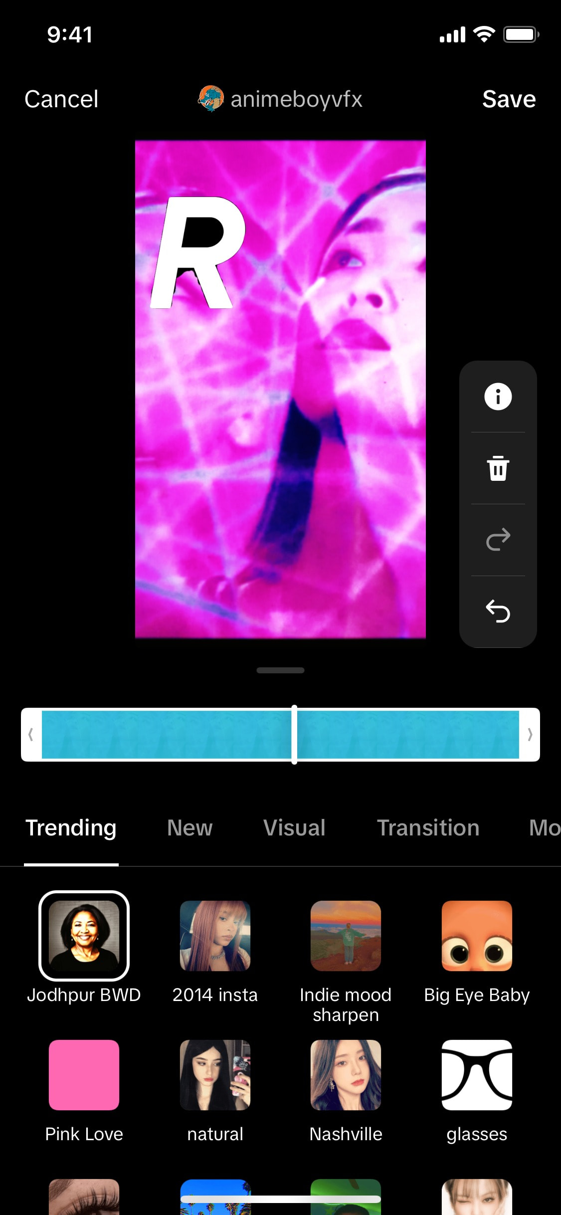 TikTok iOS screen 380