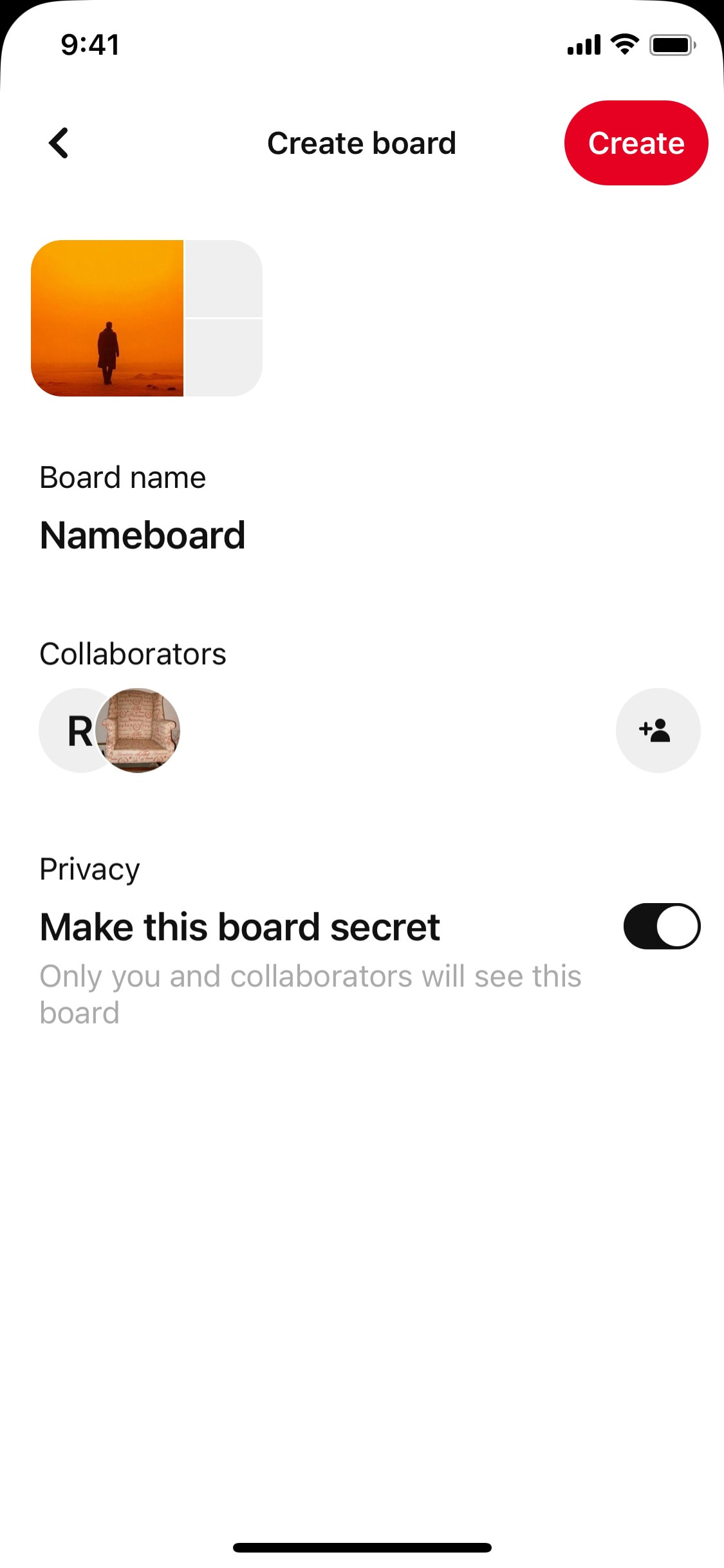 Pinterest iOS screen 99
