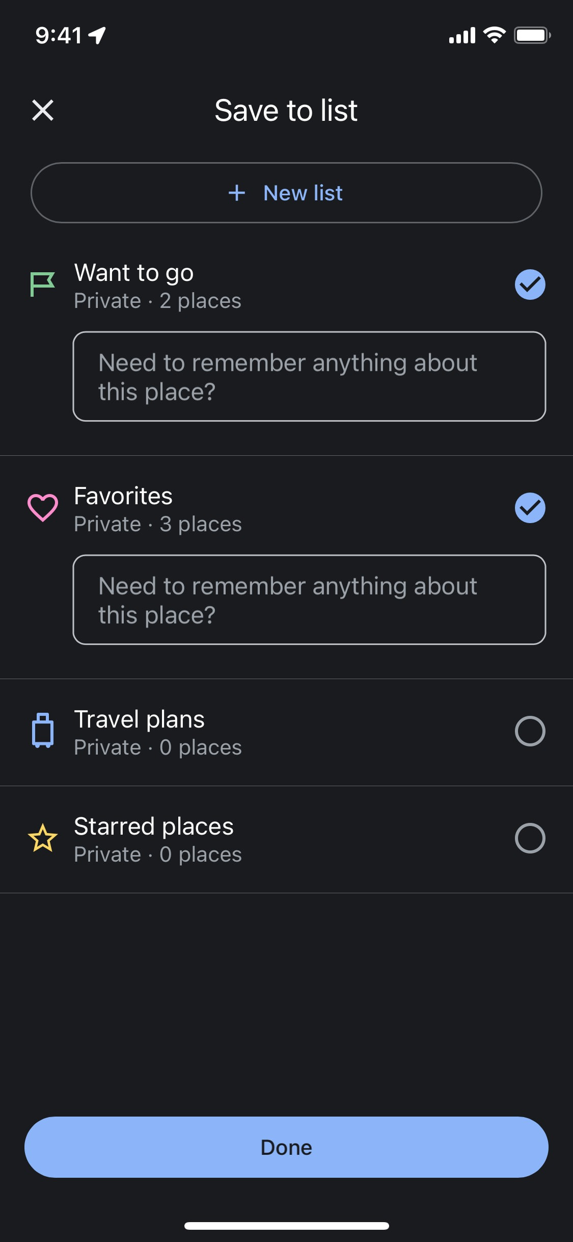 Google Maps iOS screen 23
