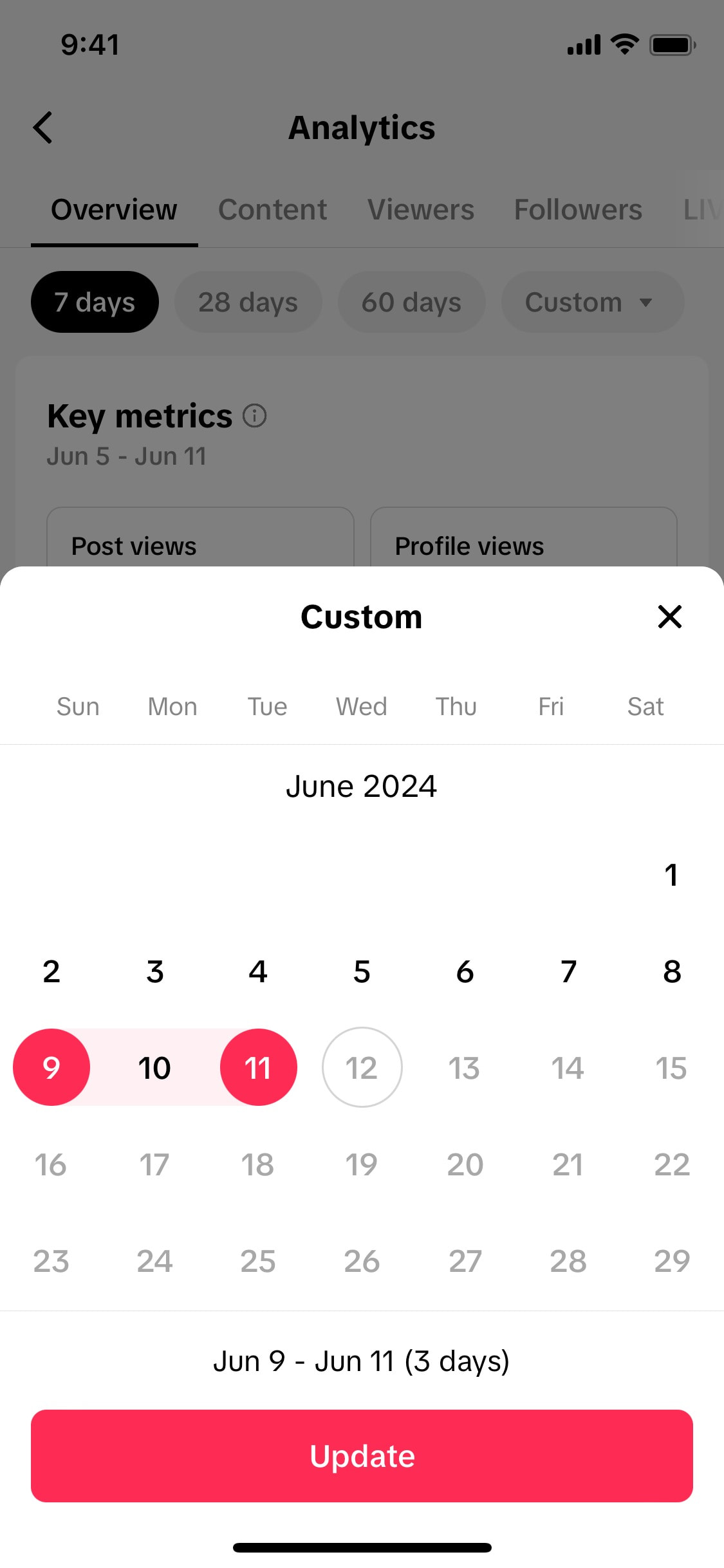 TikTok iOS screen 623