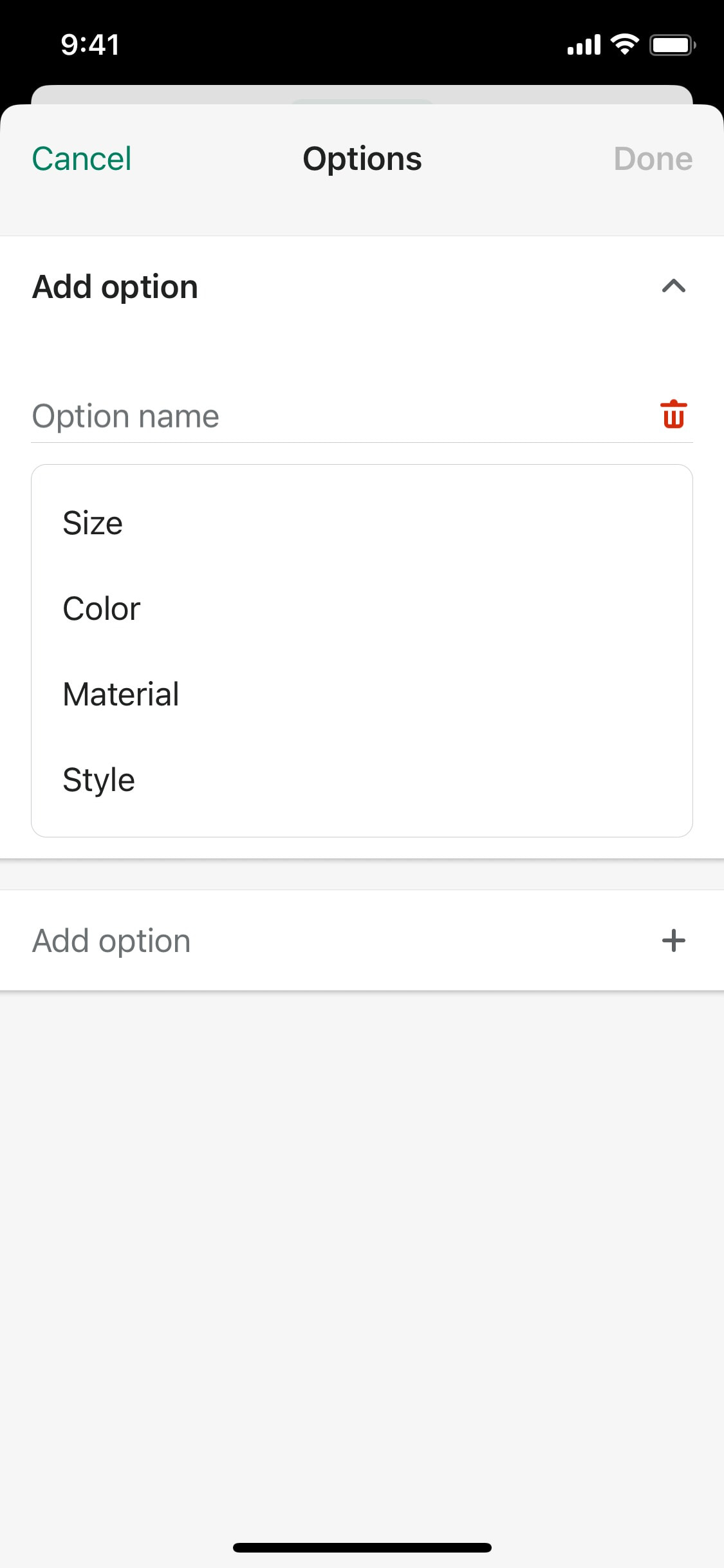 Shopify iOS screen 15
