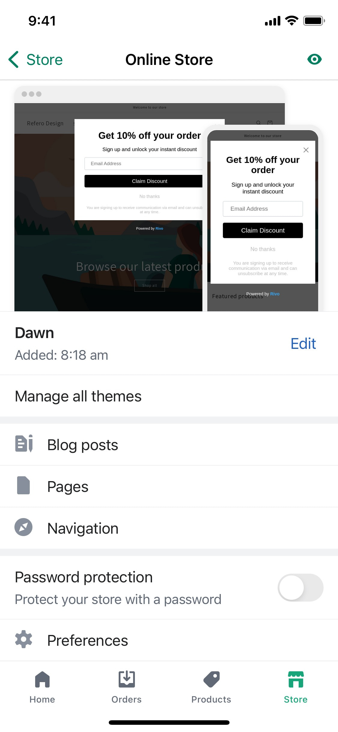 Shopify iOS screen 69