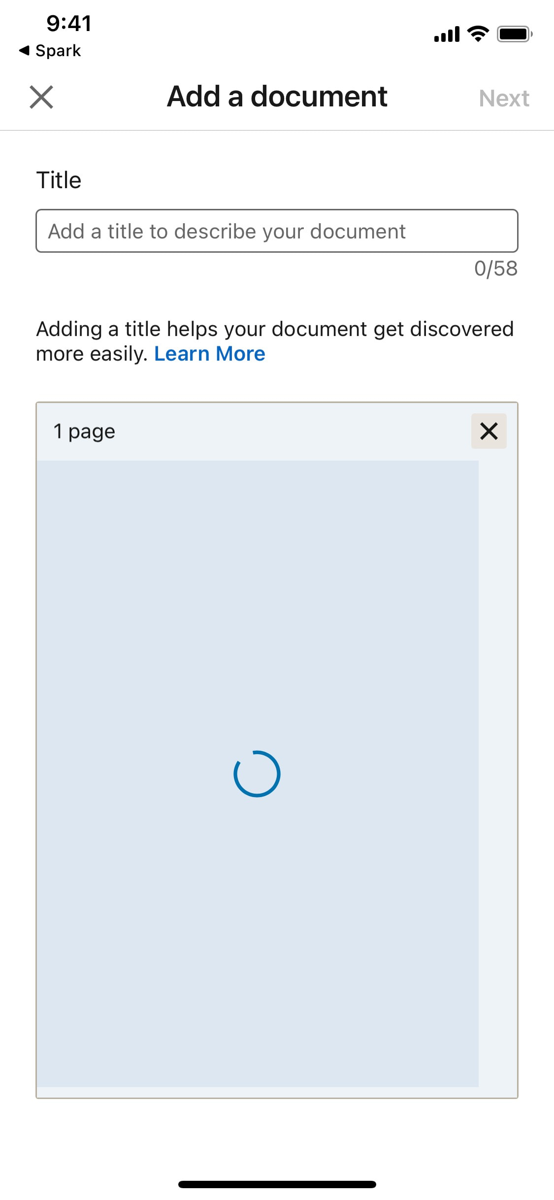 LinkedIn iOS screen 51