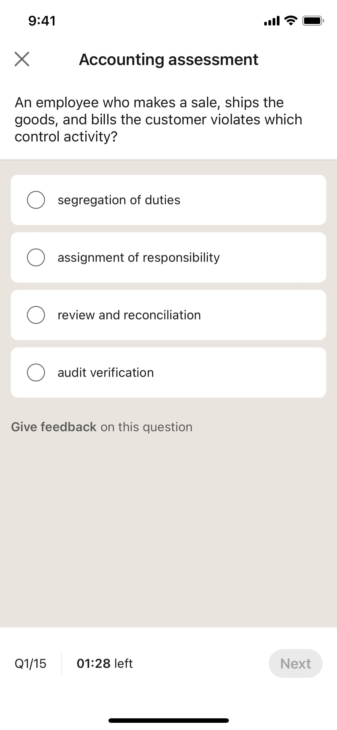 LinkedIn iOS screen 35