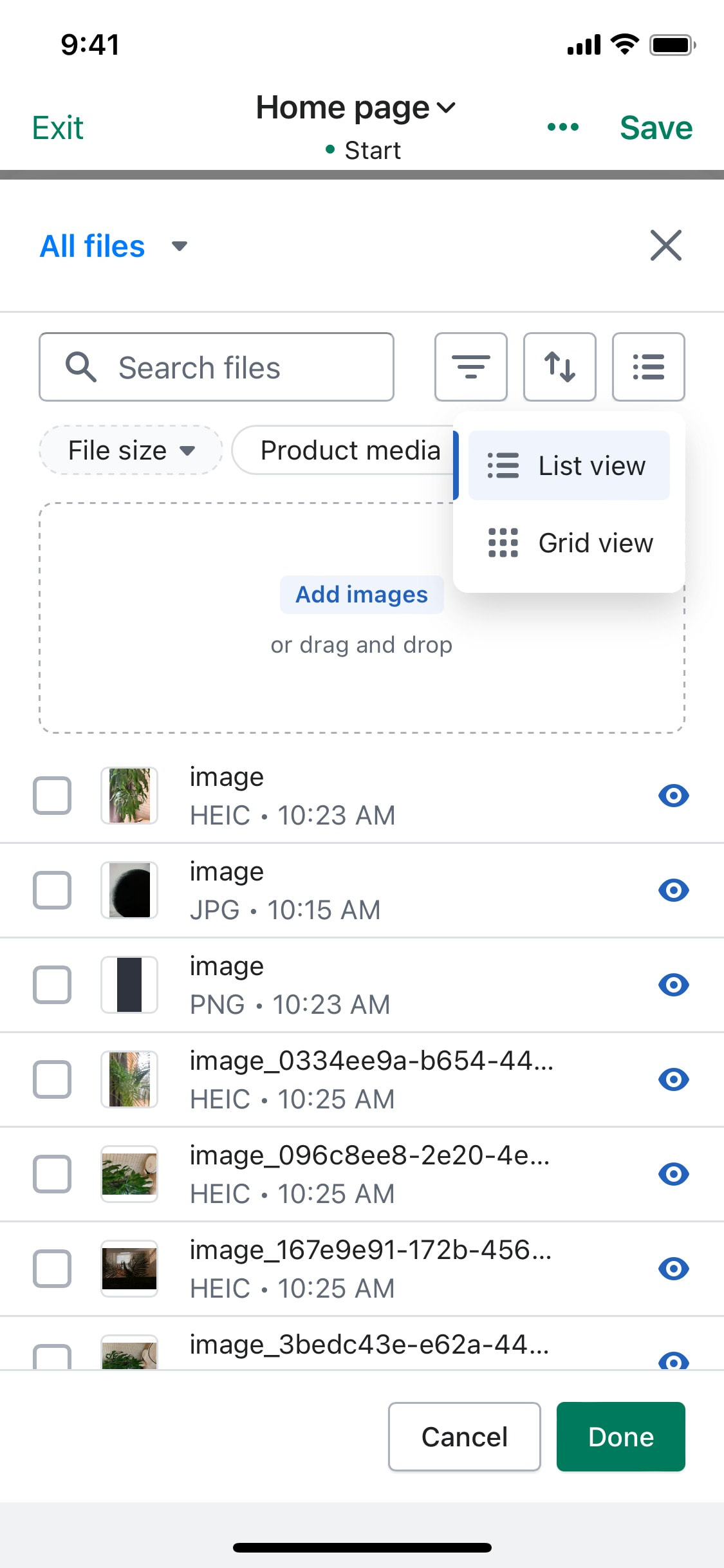 Shopify iOS screen 74