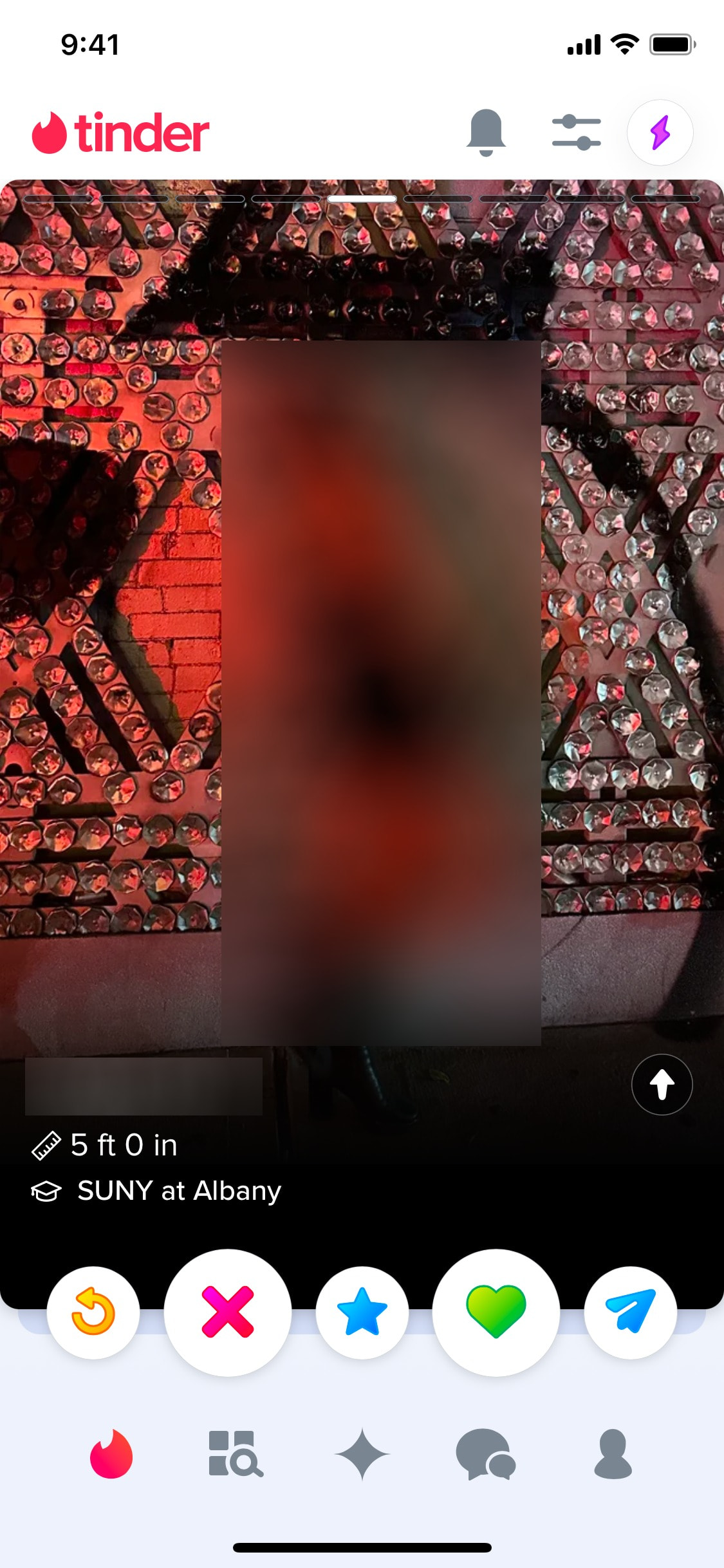 Tinder iOS screen 198