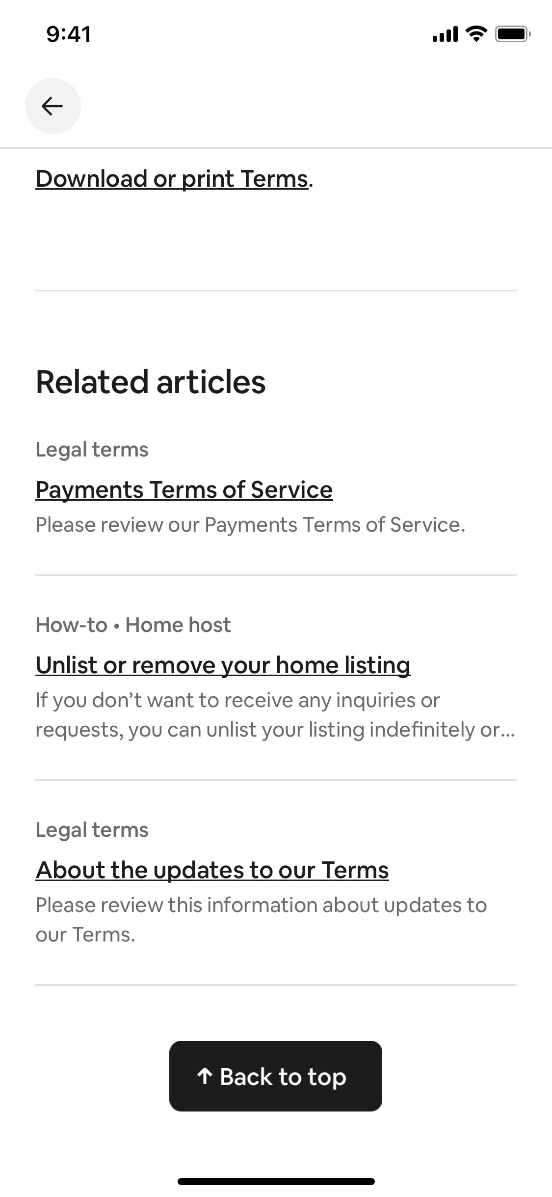 Airbnb iOS screen 108