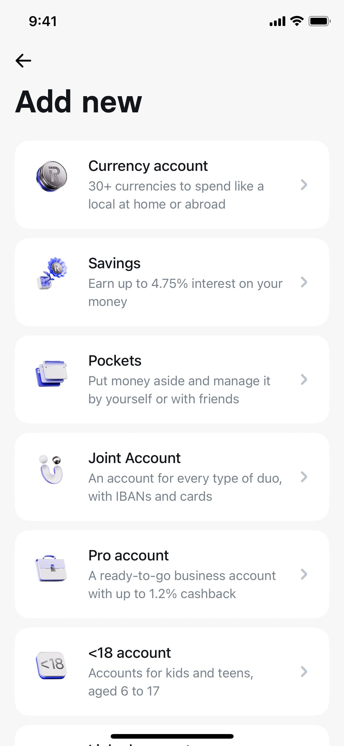 Revolut iOS screen 542