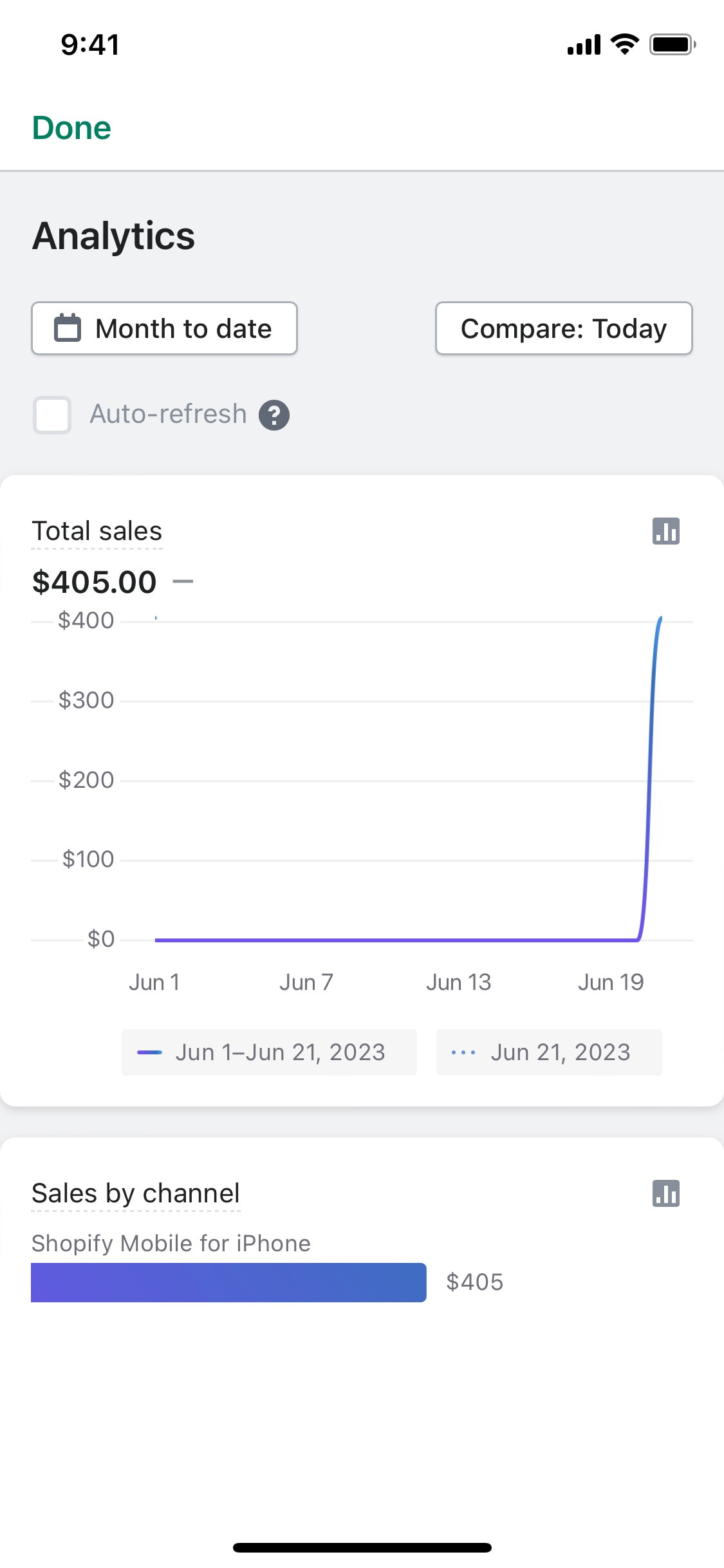 Shopify iOS screen 494