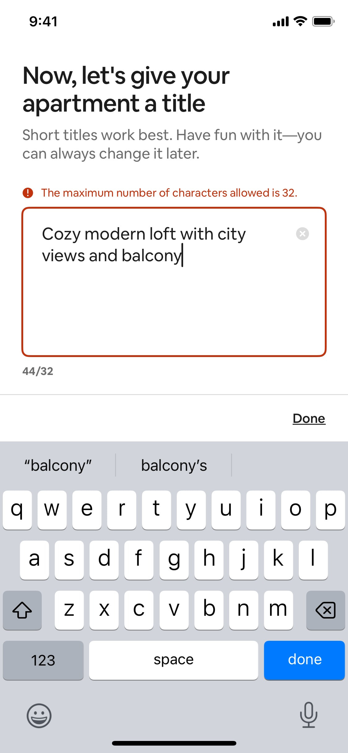 Airbnb iOS screen 484