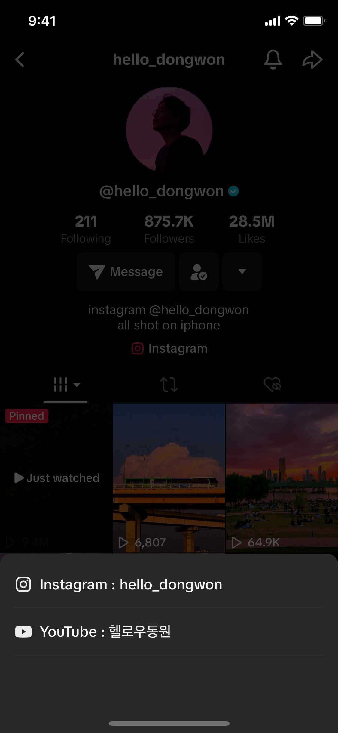 TikTok iOS screen 486