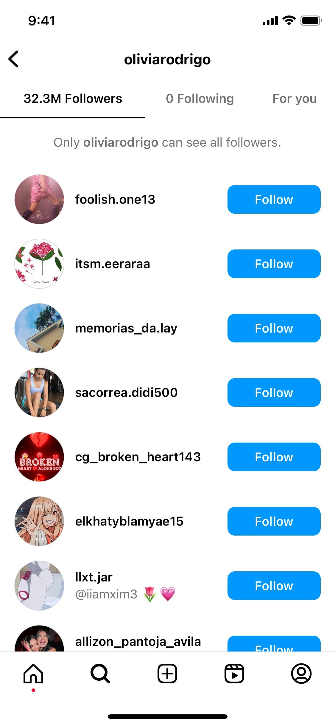 Instagram iOS screen 740