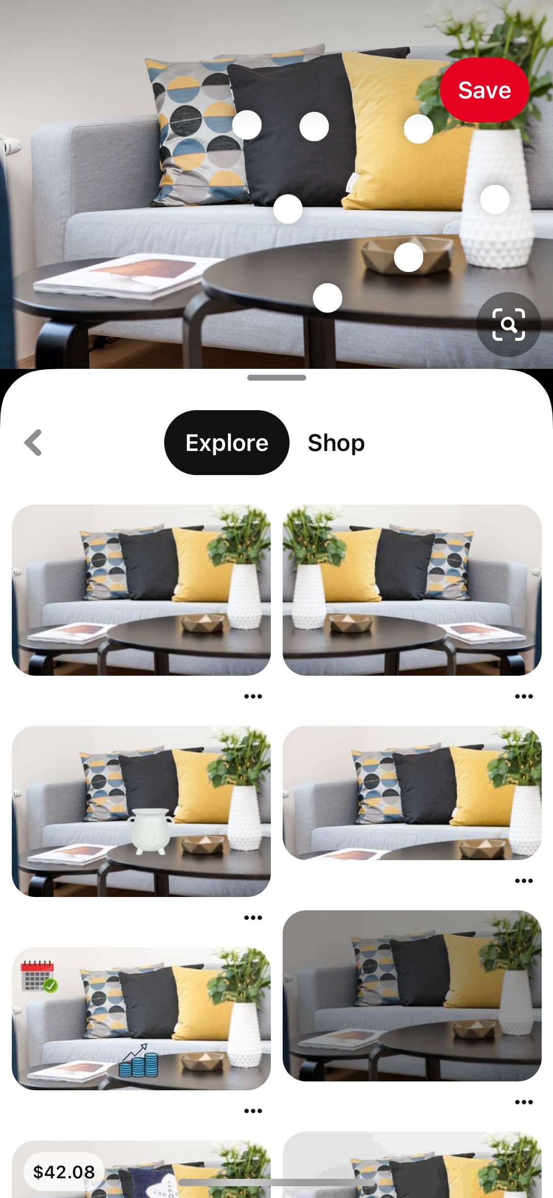 Pinterest iOS screen 261
