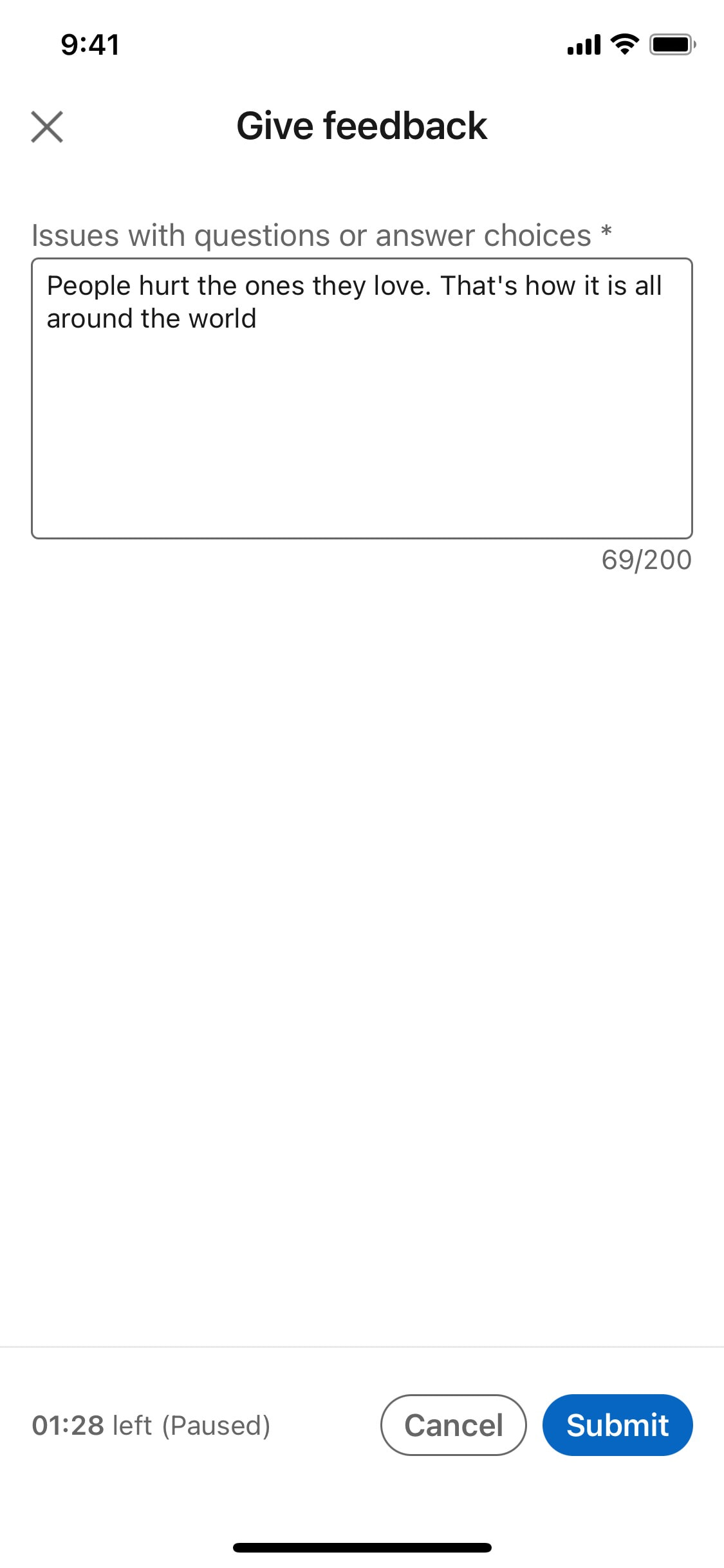 LinkedIn iOS screen 349