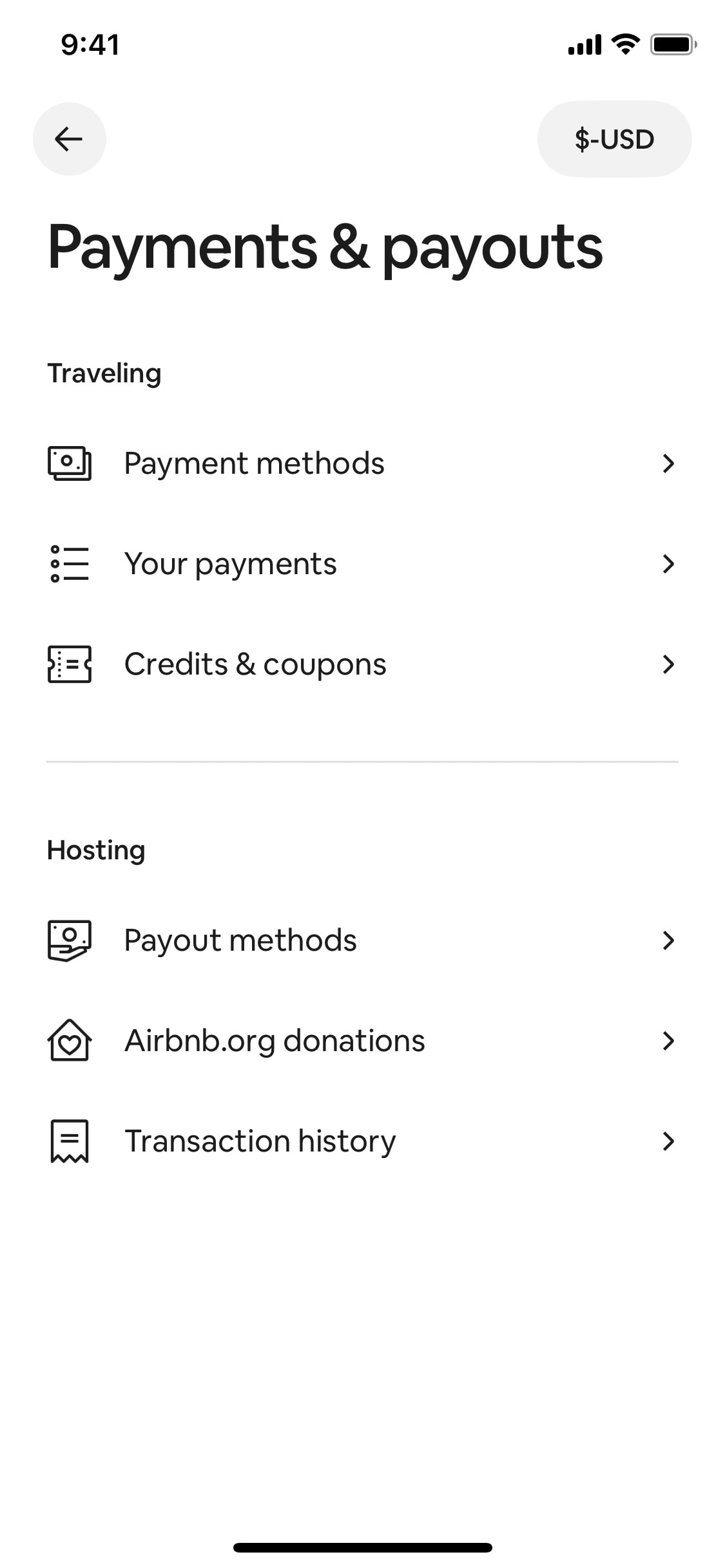 Airbnb iOS screen 357