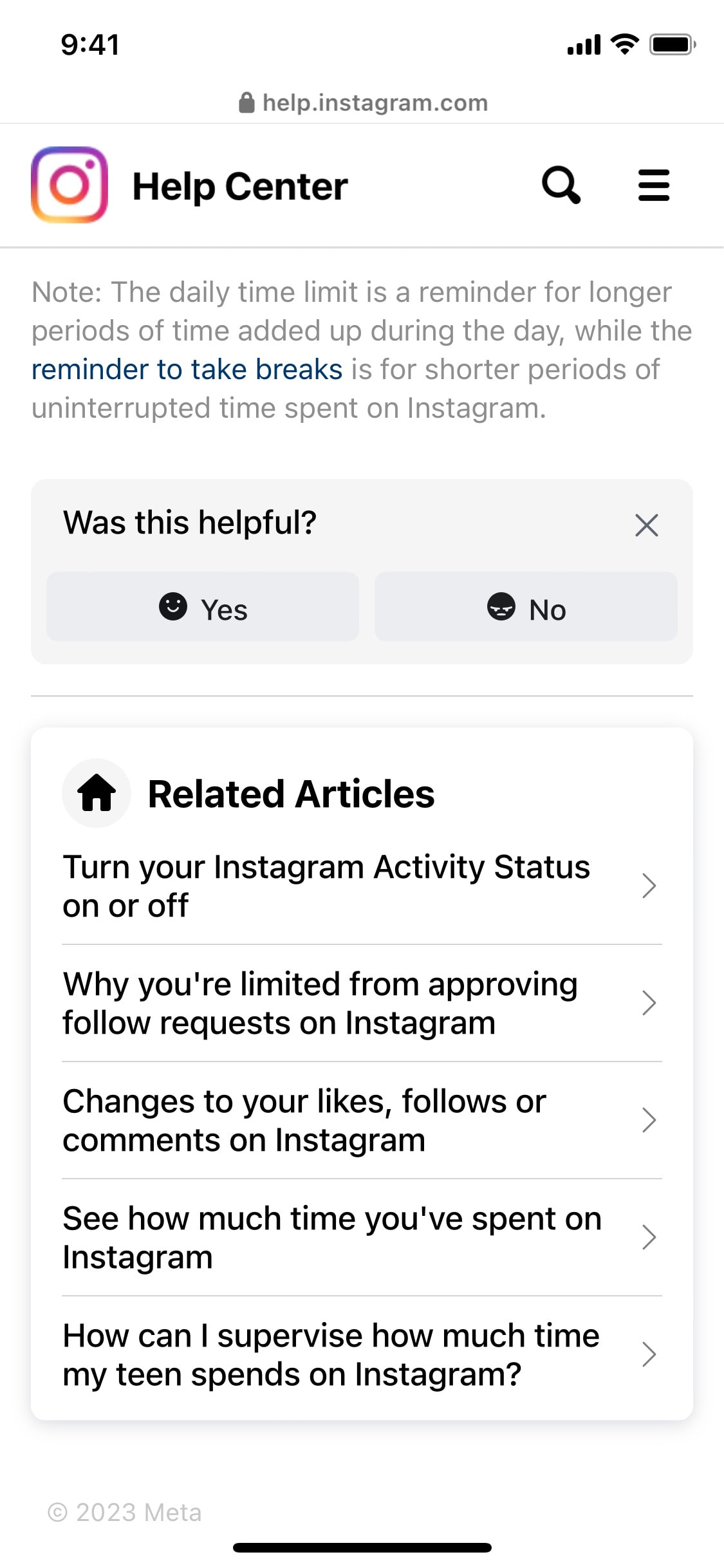 Instagram iOS screen 493