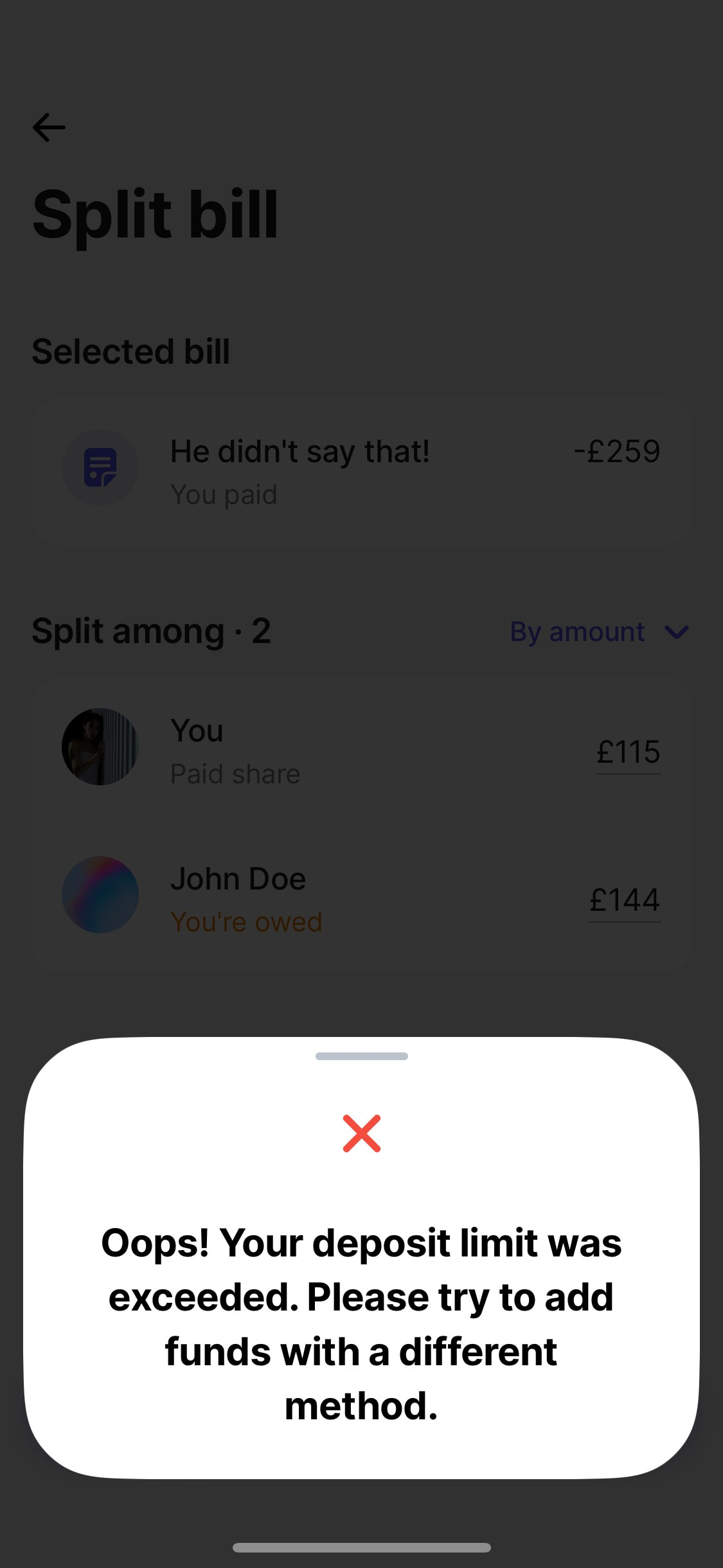 Revolut iOS screen 250