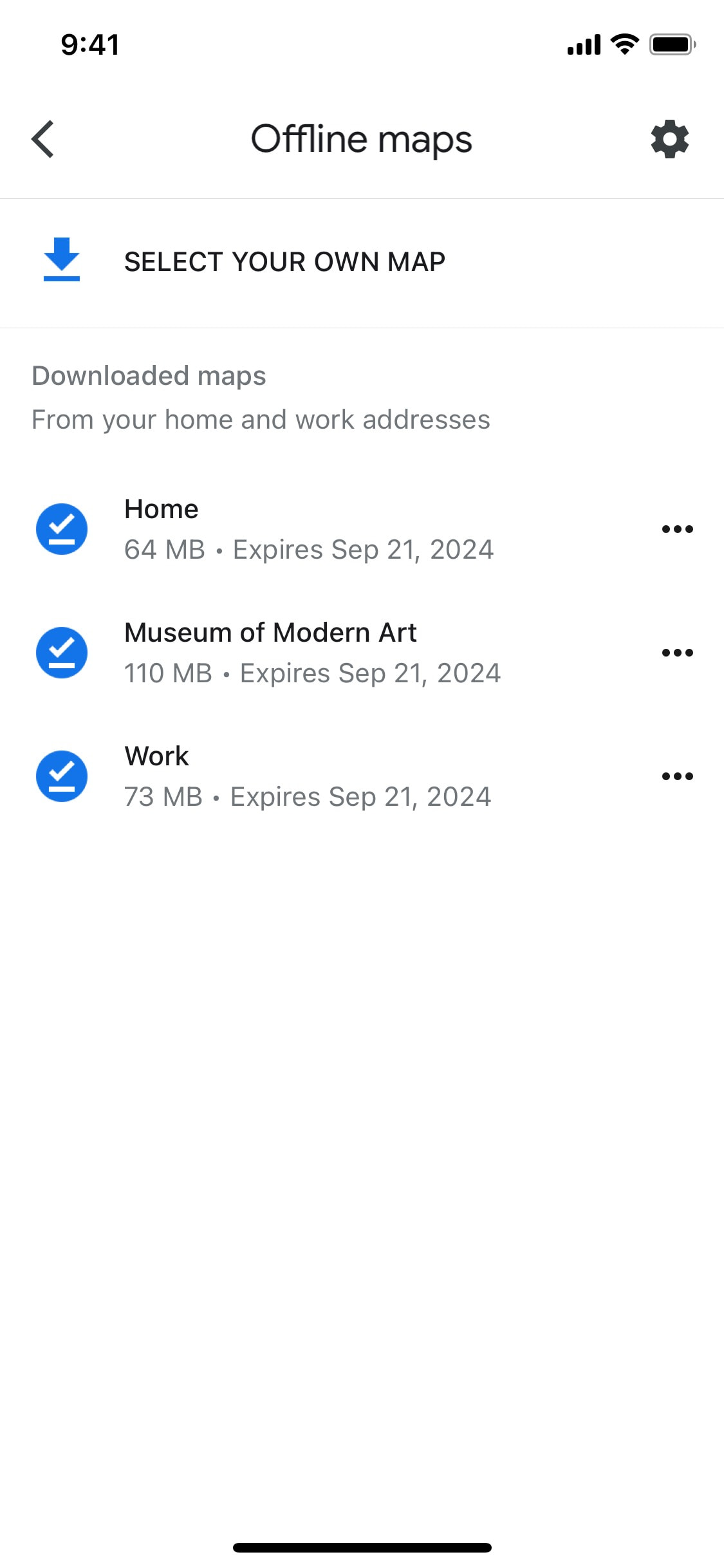 Google Maps iOS screen 15