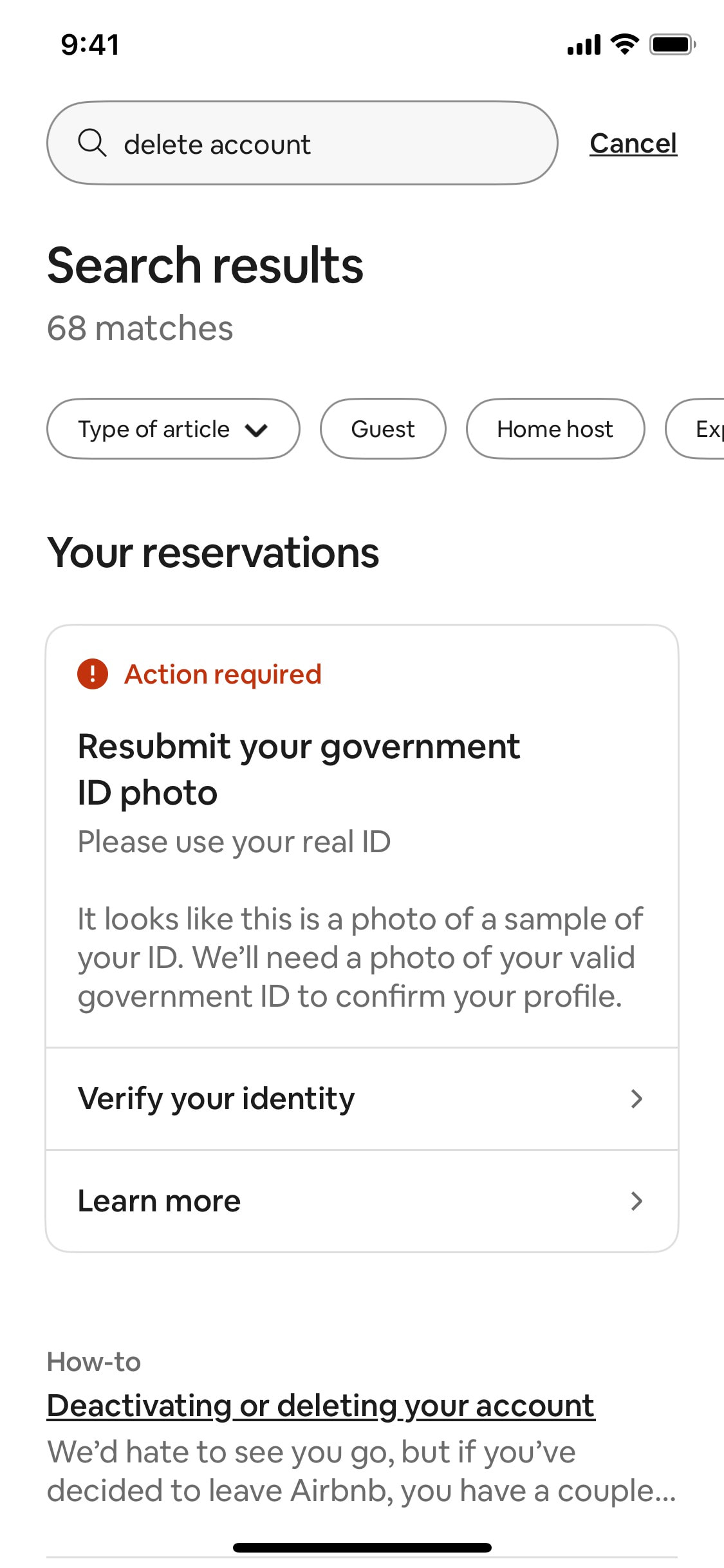 Airbnb iOS screen 437