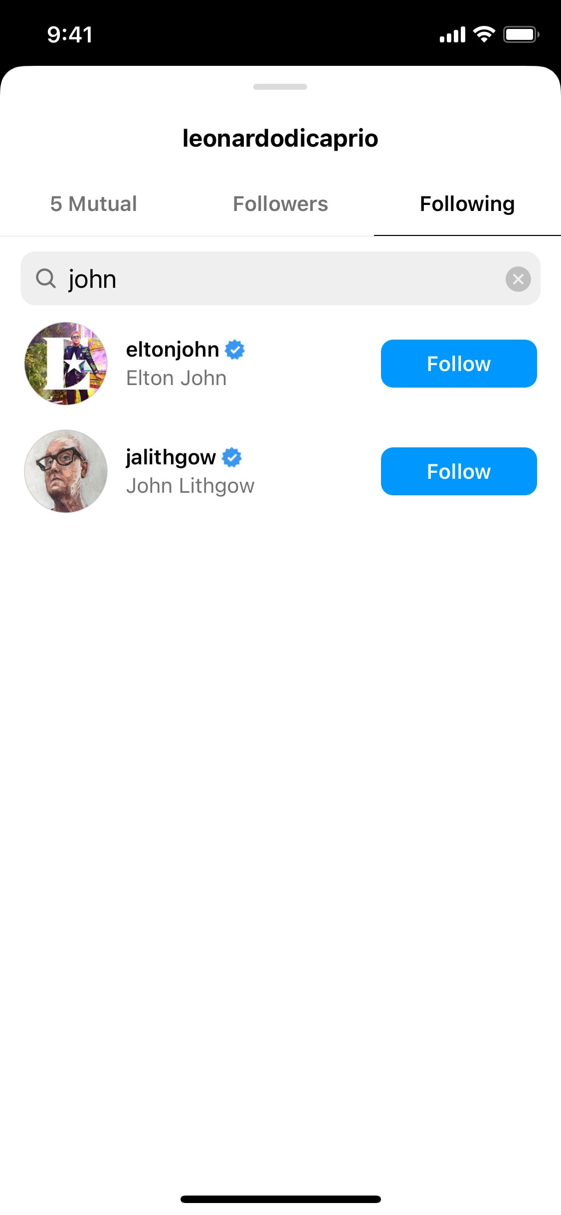 Instagram iOS screen 349