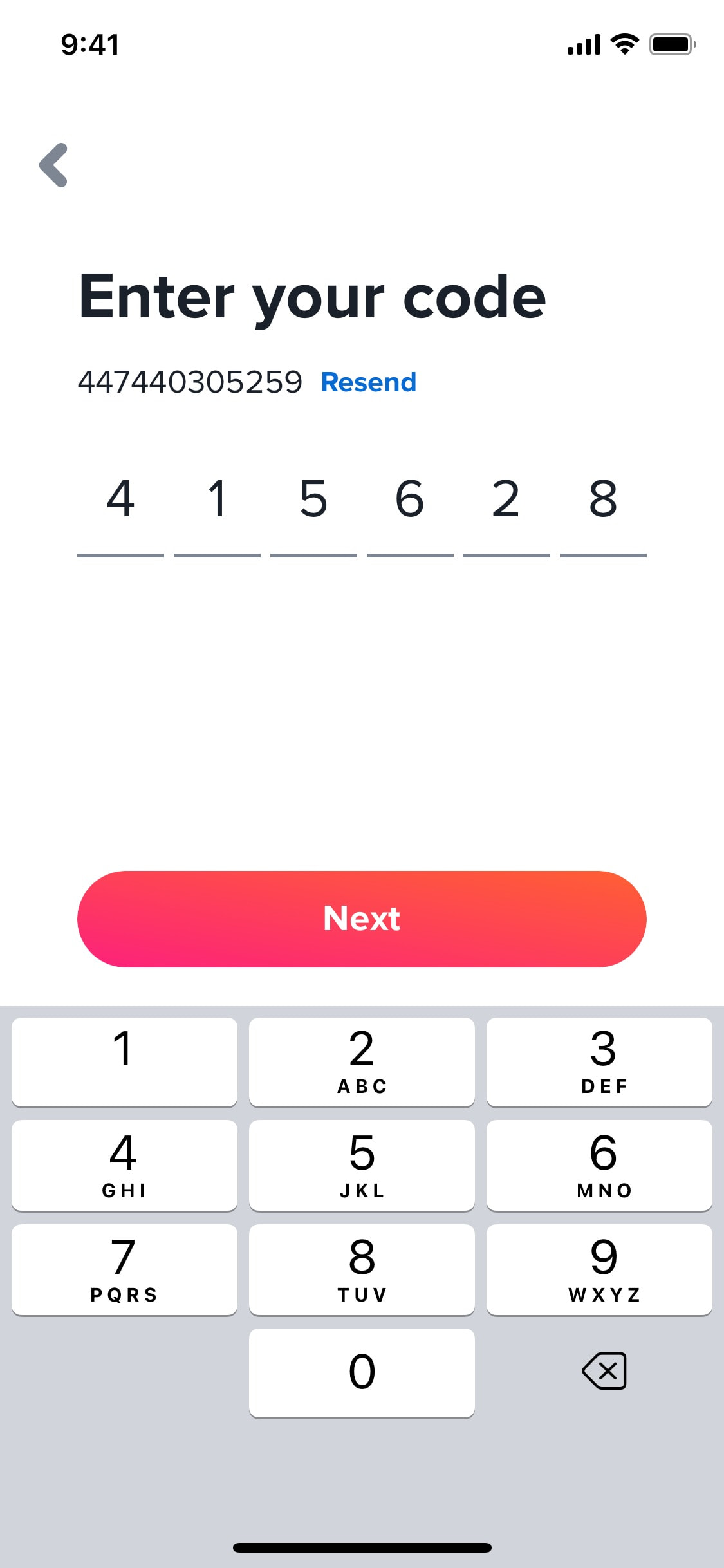 Tinder iOS screen 172