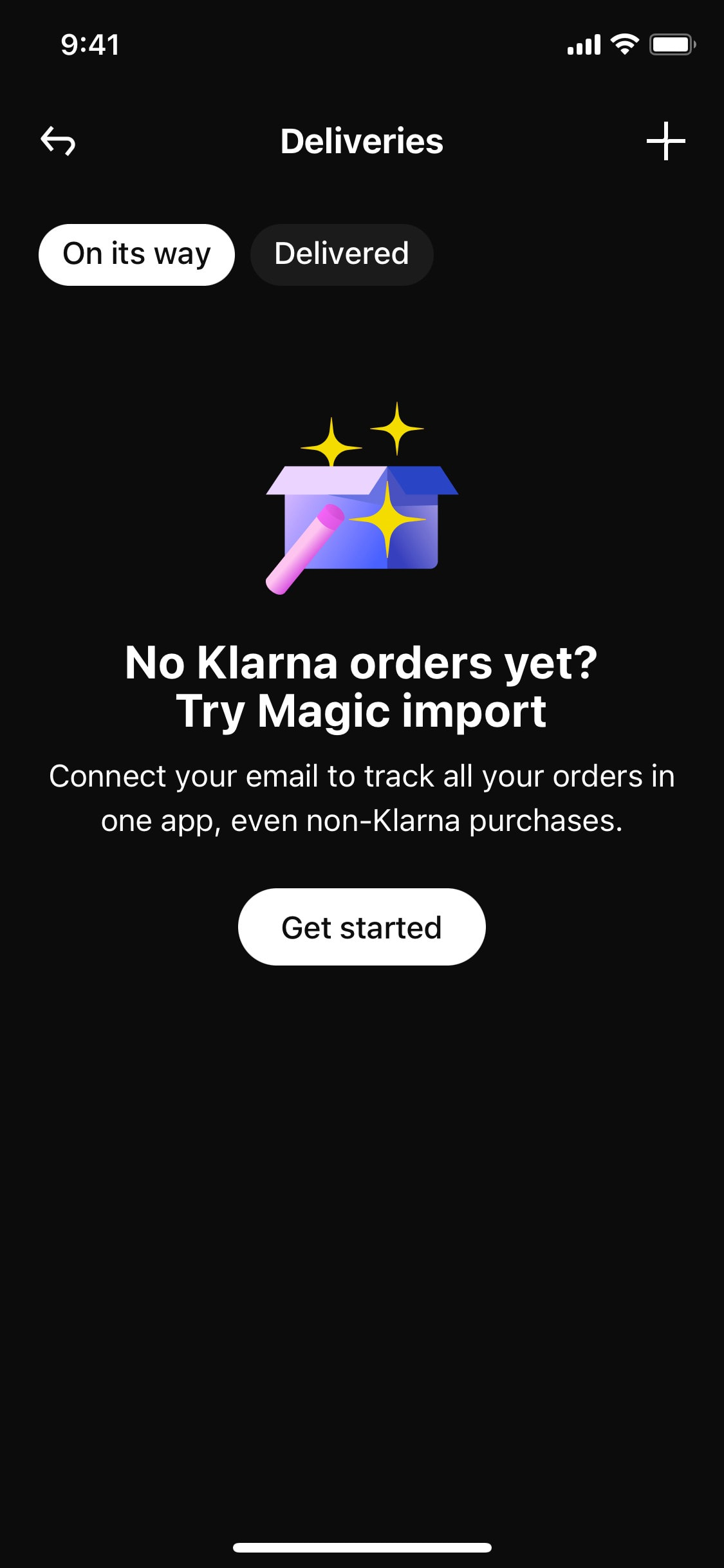 Klarna iOS screen 554