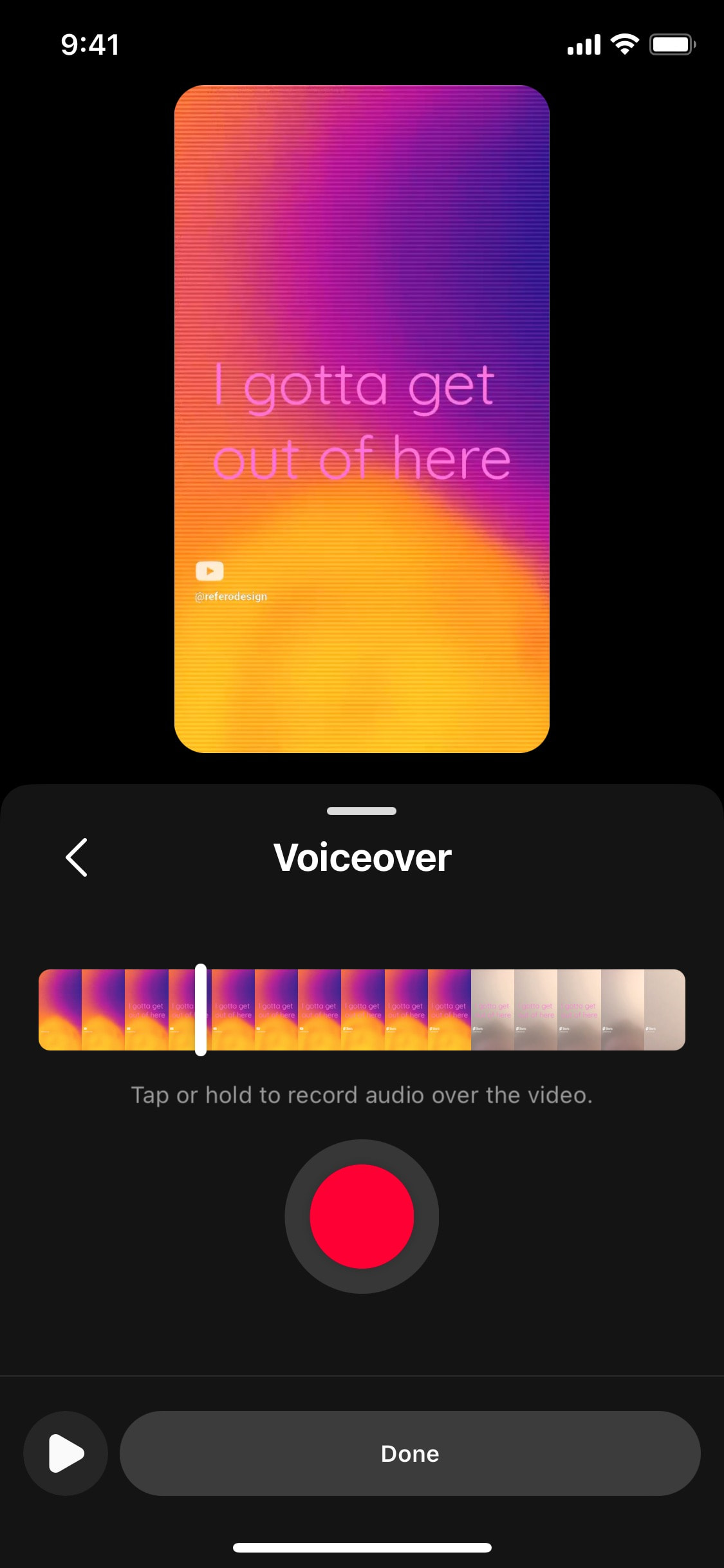 Instagram iOS screen 705