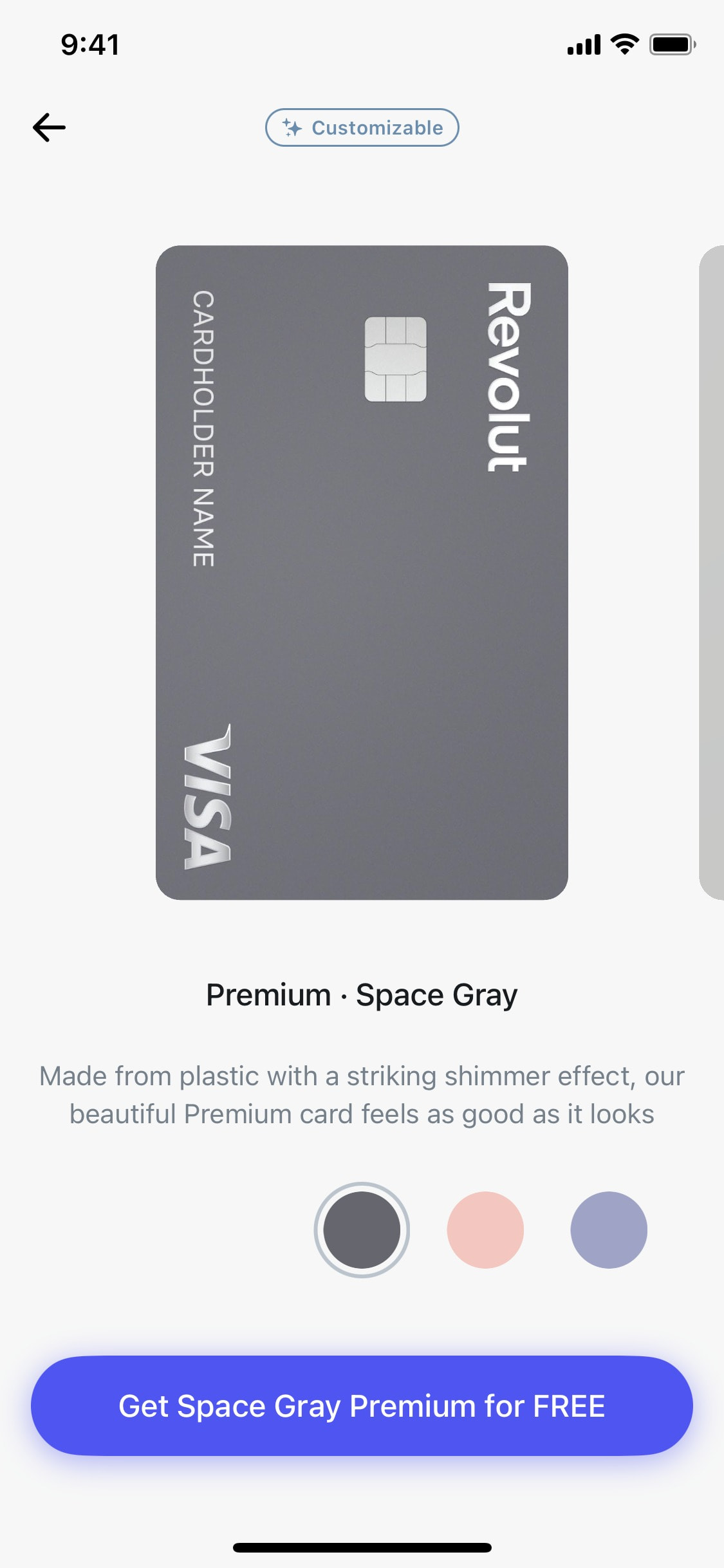 Revolut iOS screen 609
