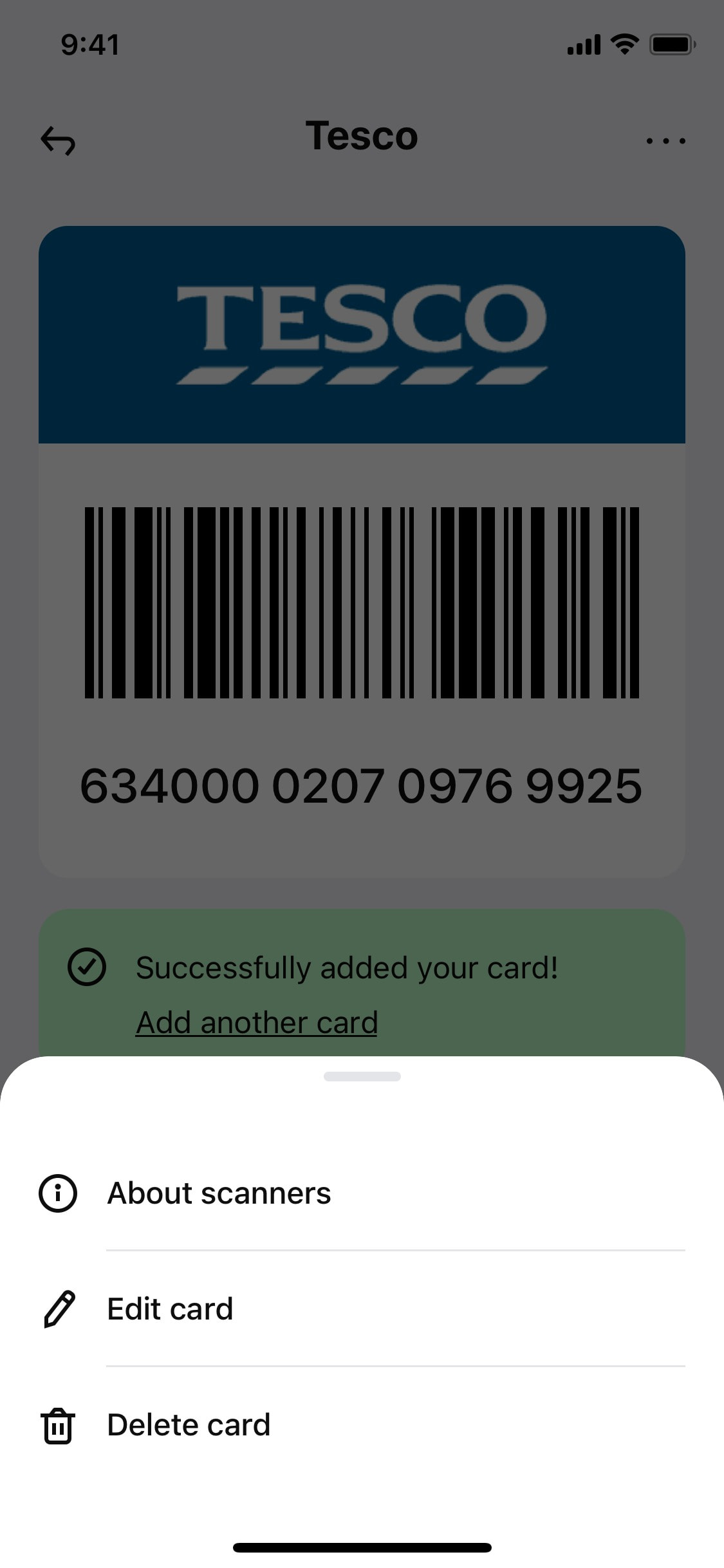 Klarna iOS screen 517