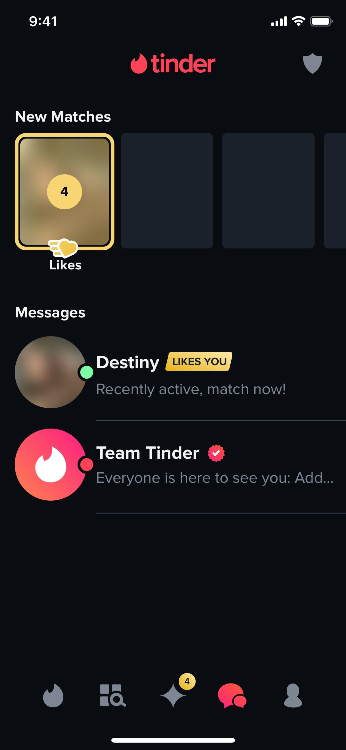 Tinder iOS screen 235