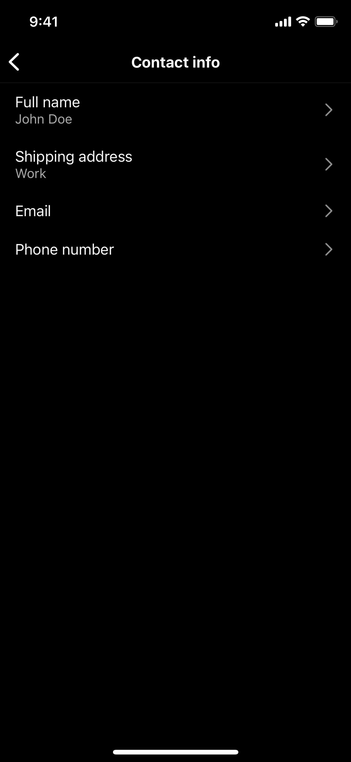 Instagram iOS screen 662
