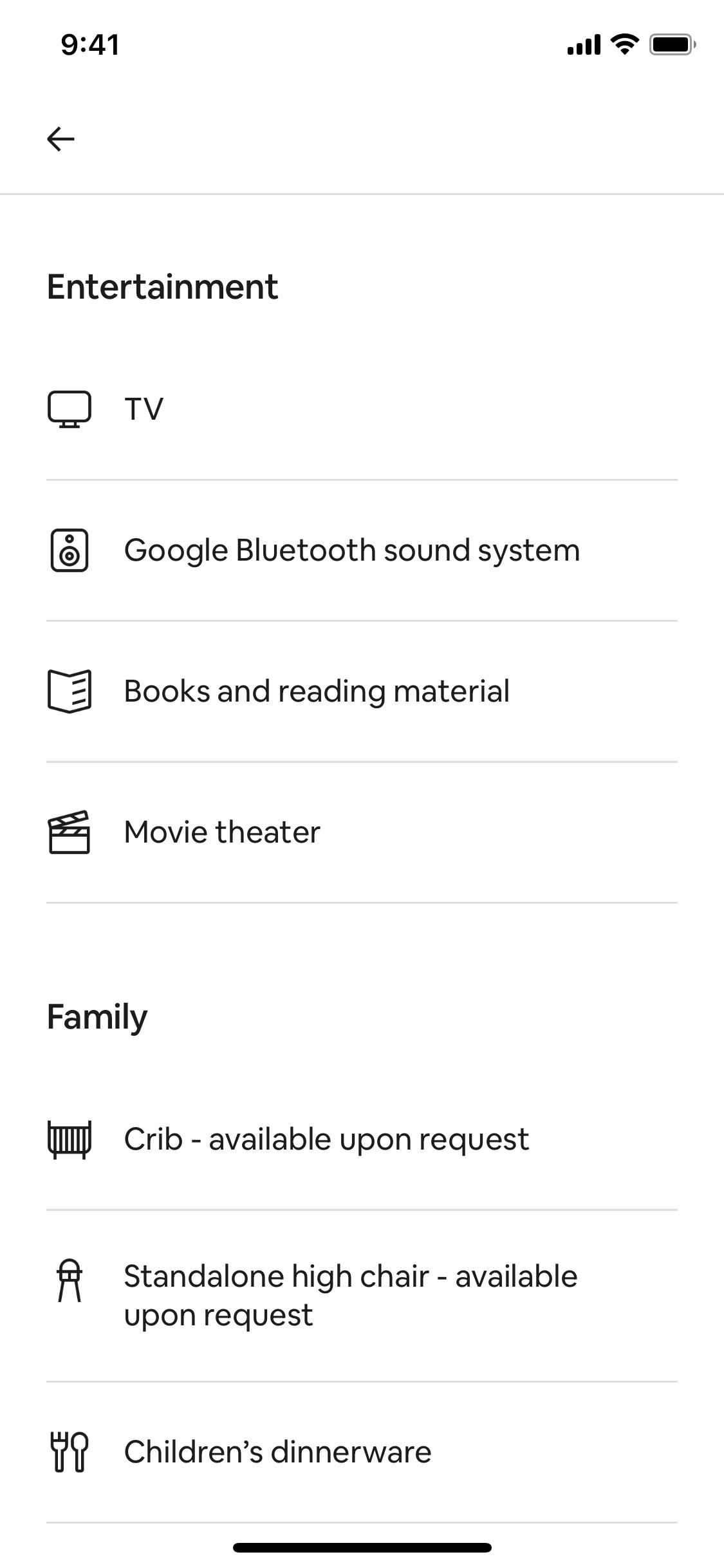 Airbnb iOS screen 375