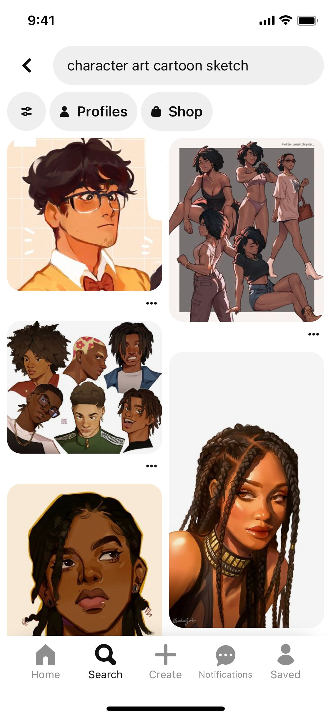 Pinterest iOS screen 173