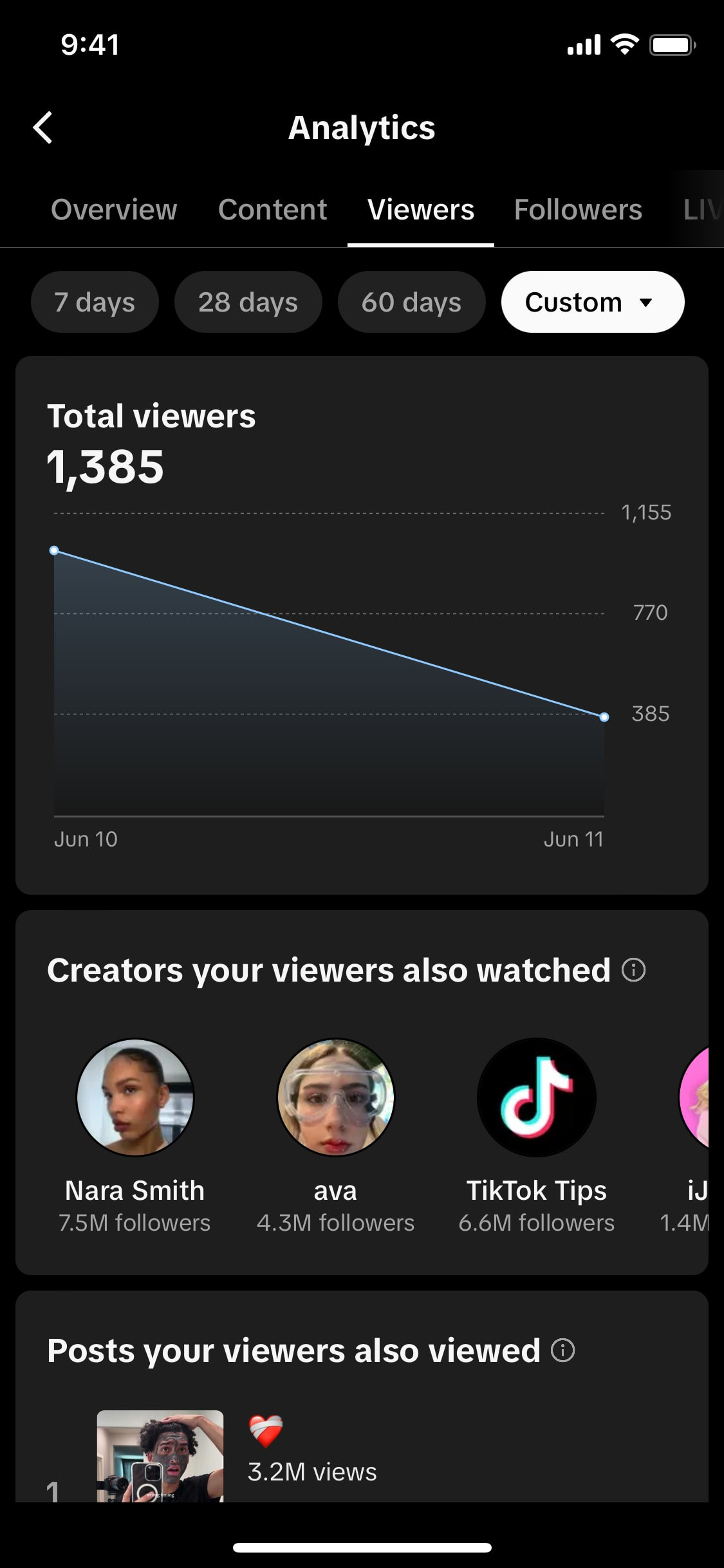 TikTok iOS screen 896