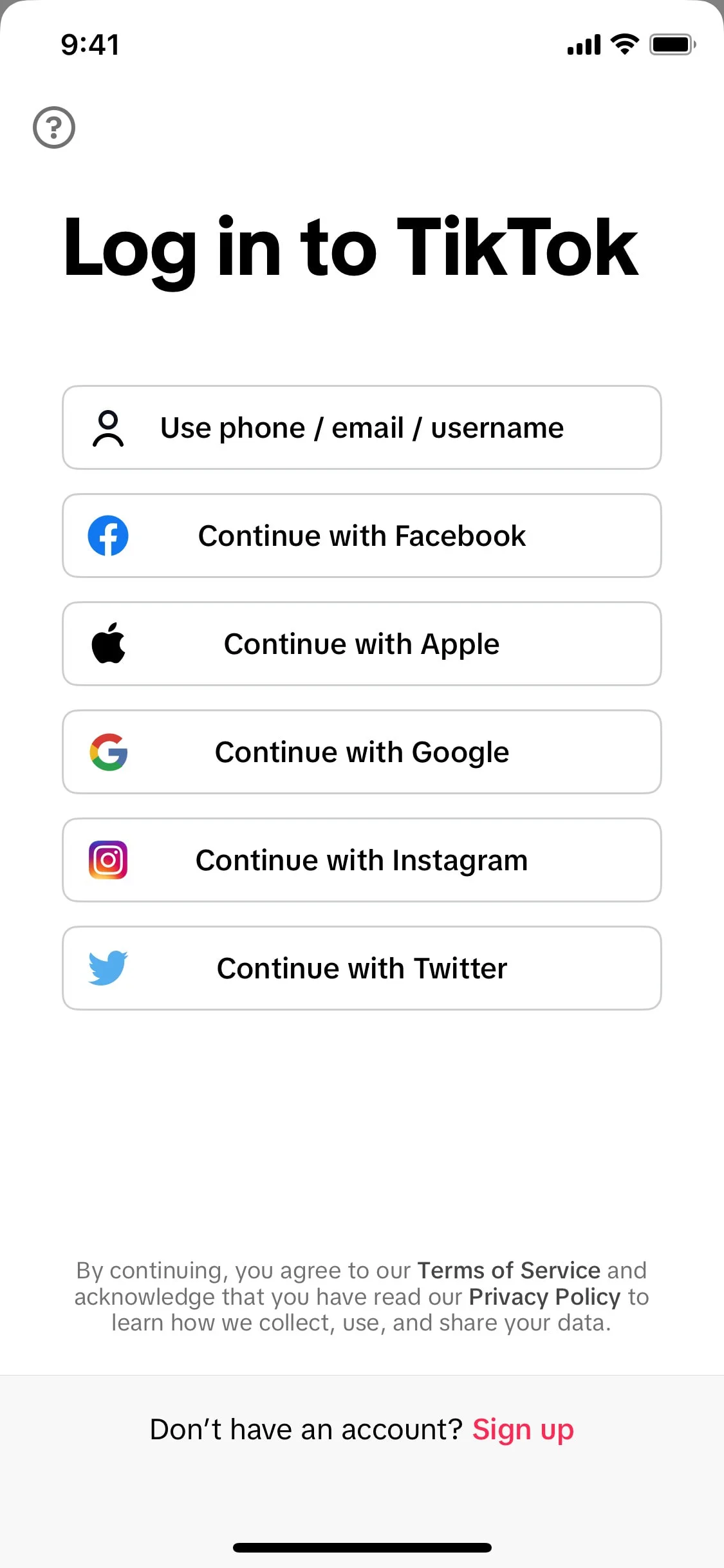 TikTok iOS screen 3