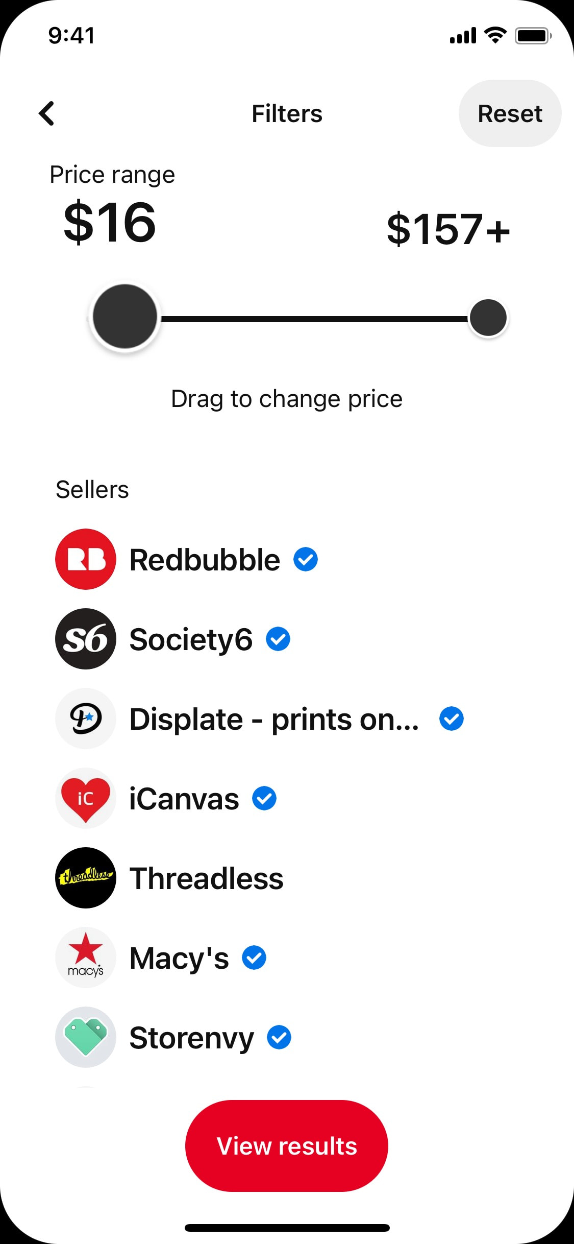 Pinterest iOS screen 262