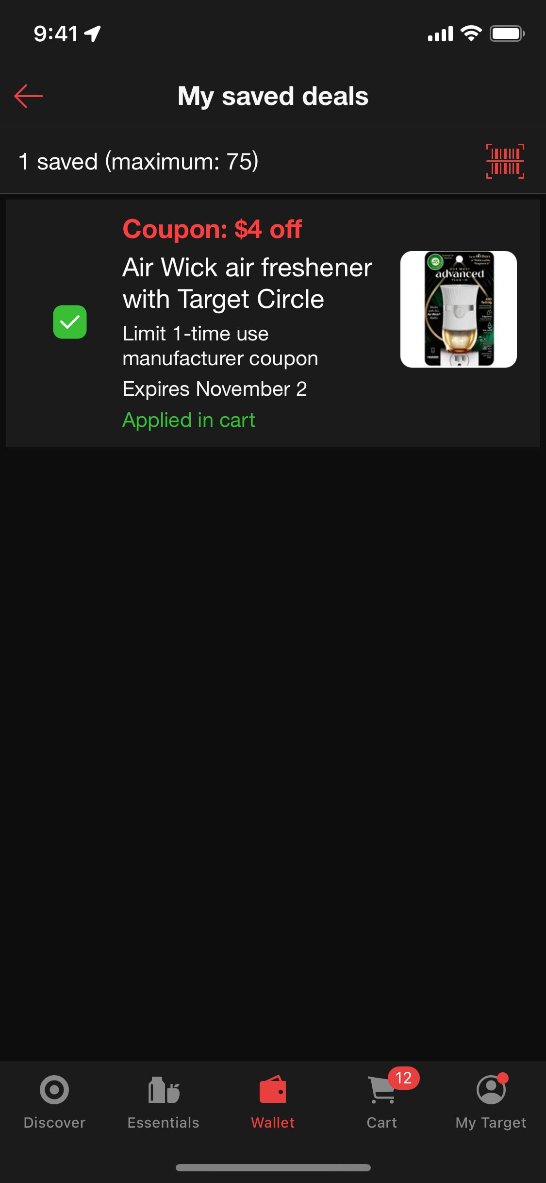 Target iOS screen 239