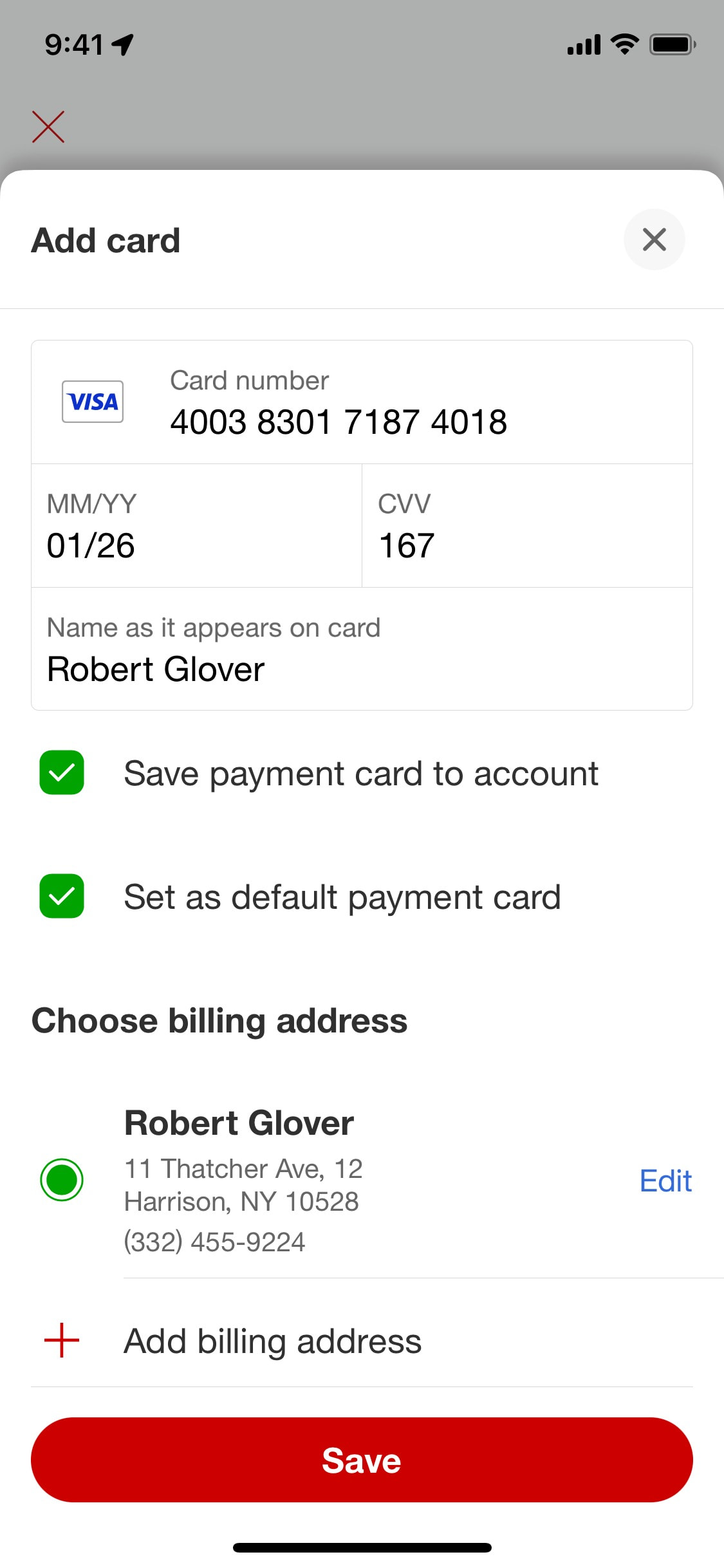Target iOS screen 685