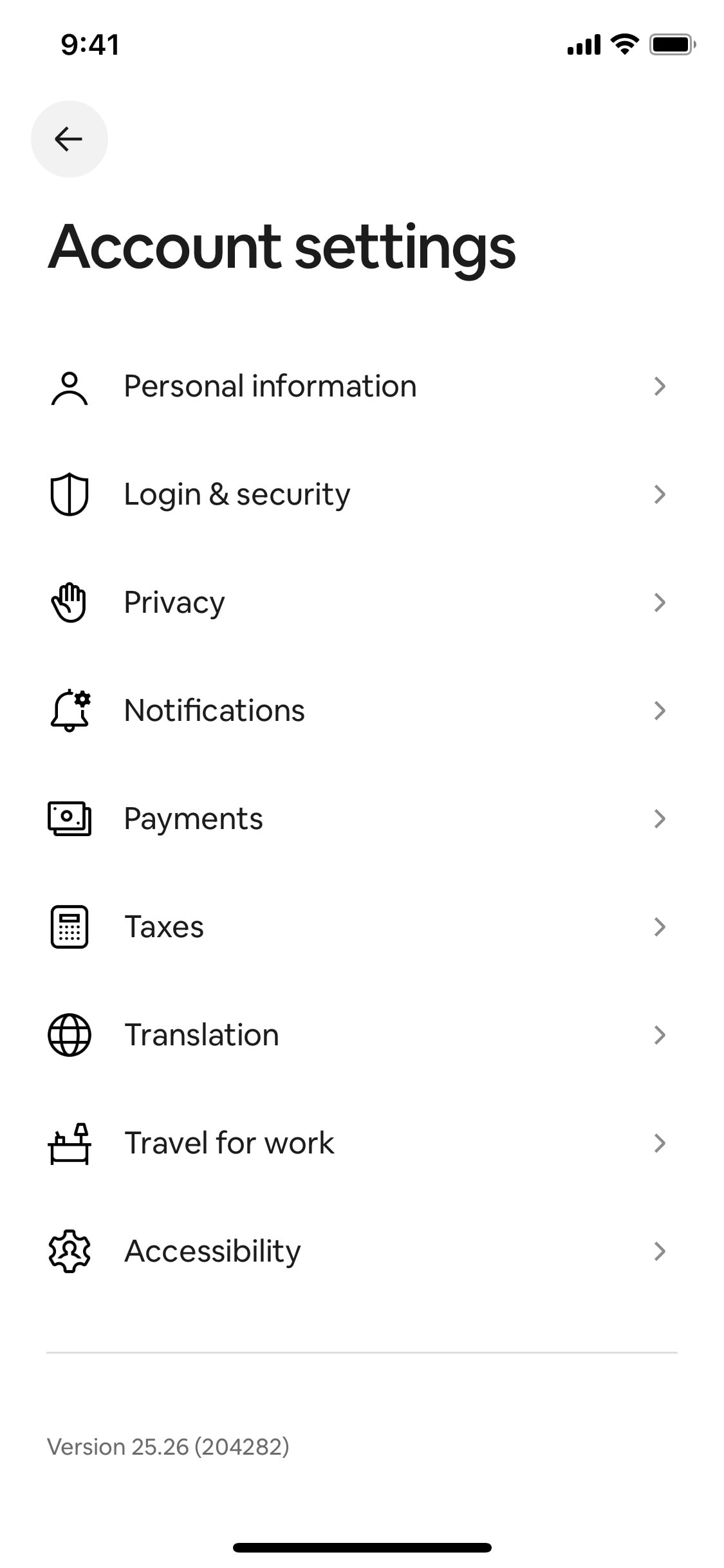 Airbnb iOS screen 204