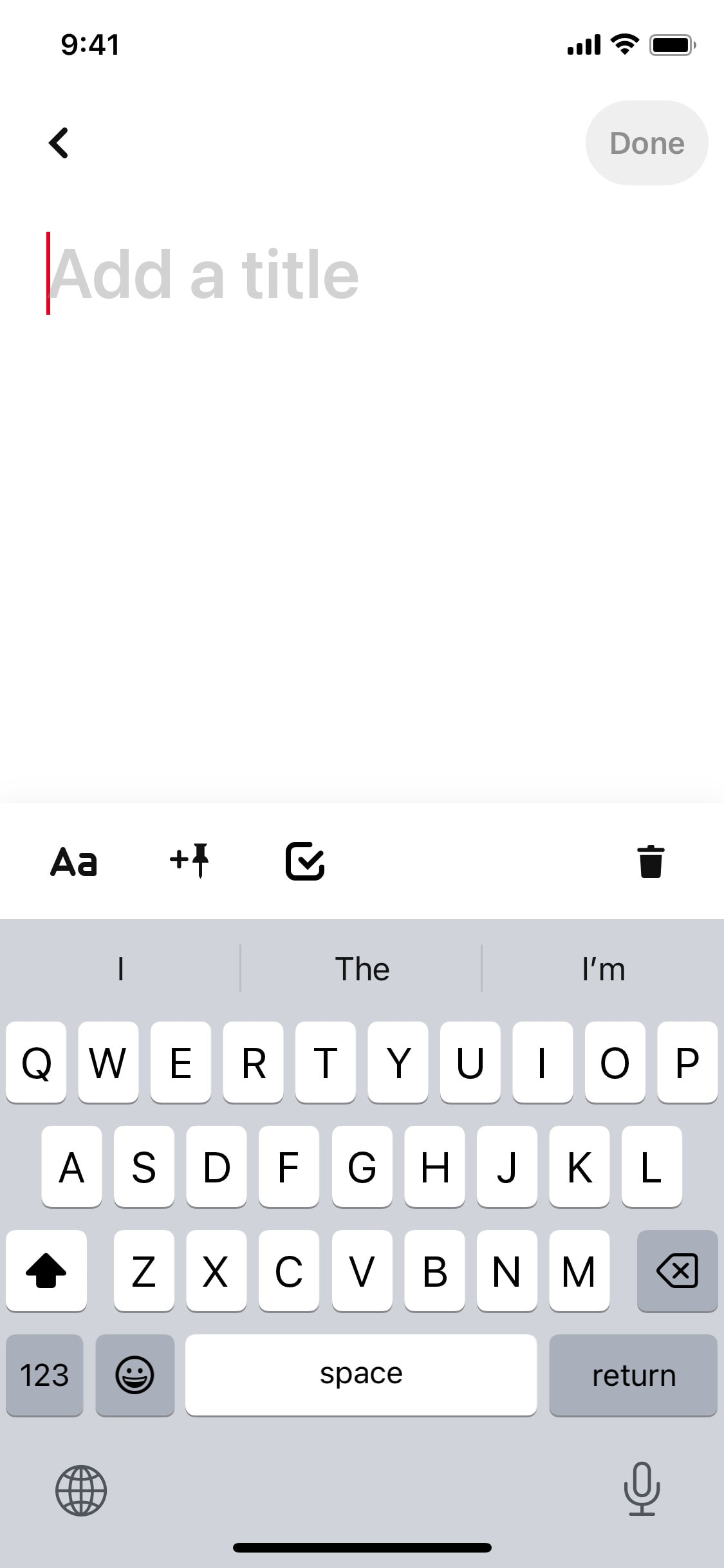 Pinterest iOS screen 384